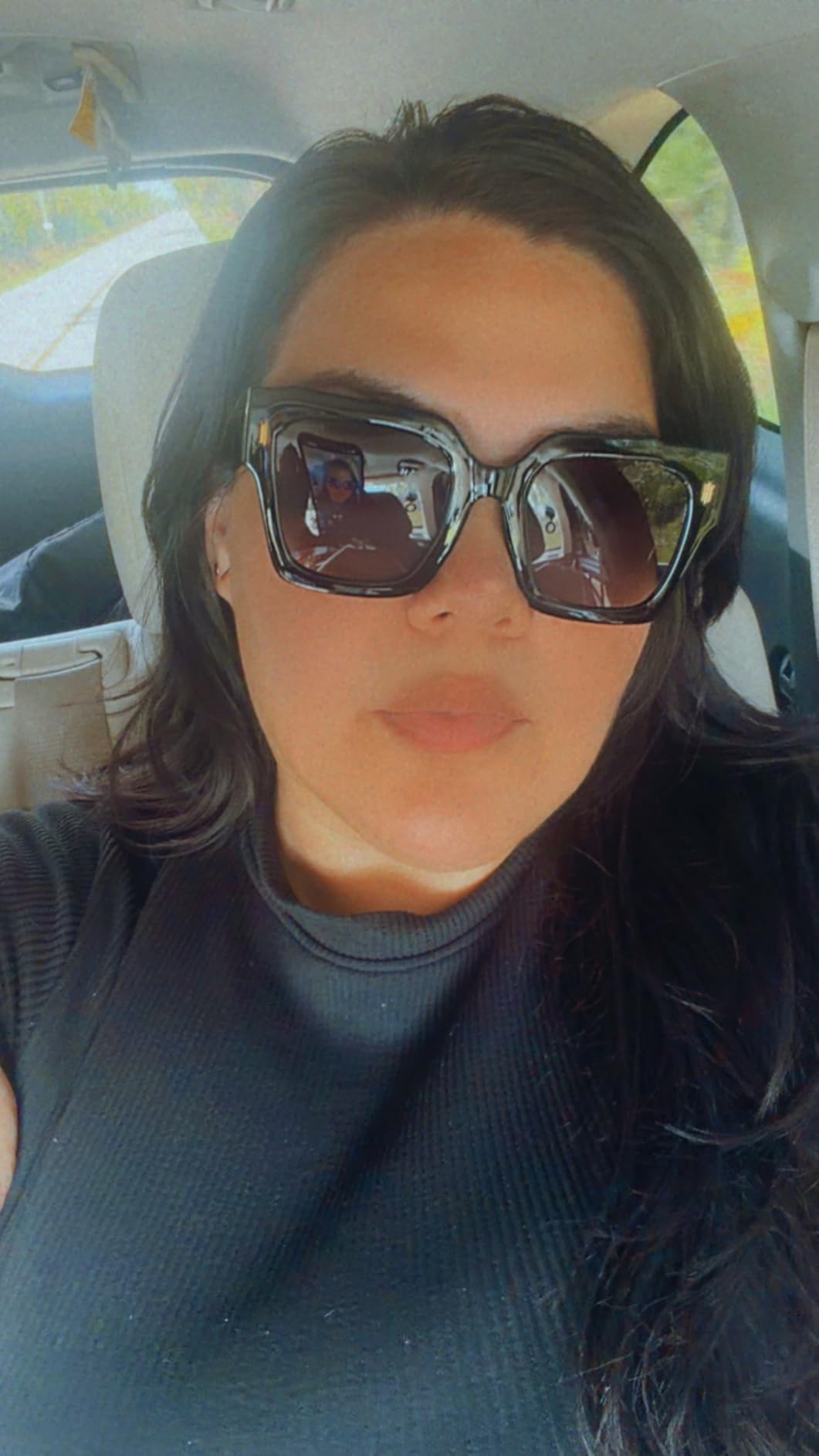 SOJOS Oversized Sunglasses for Women Thick Big Square UV400 Shades SJ2194 customer photo 2