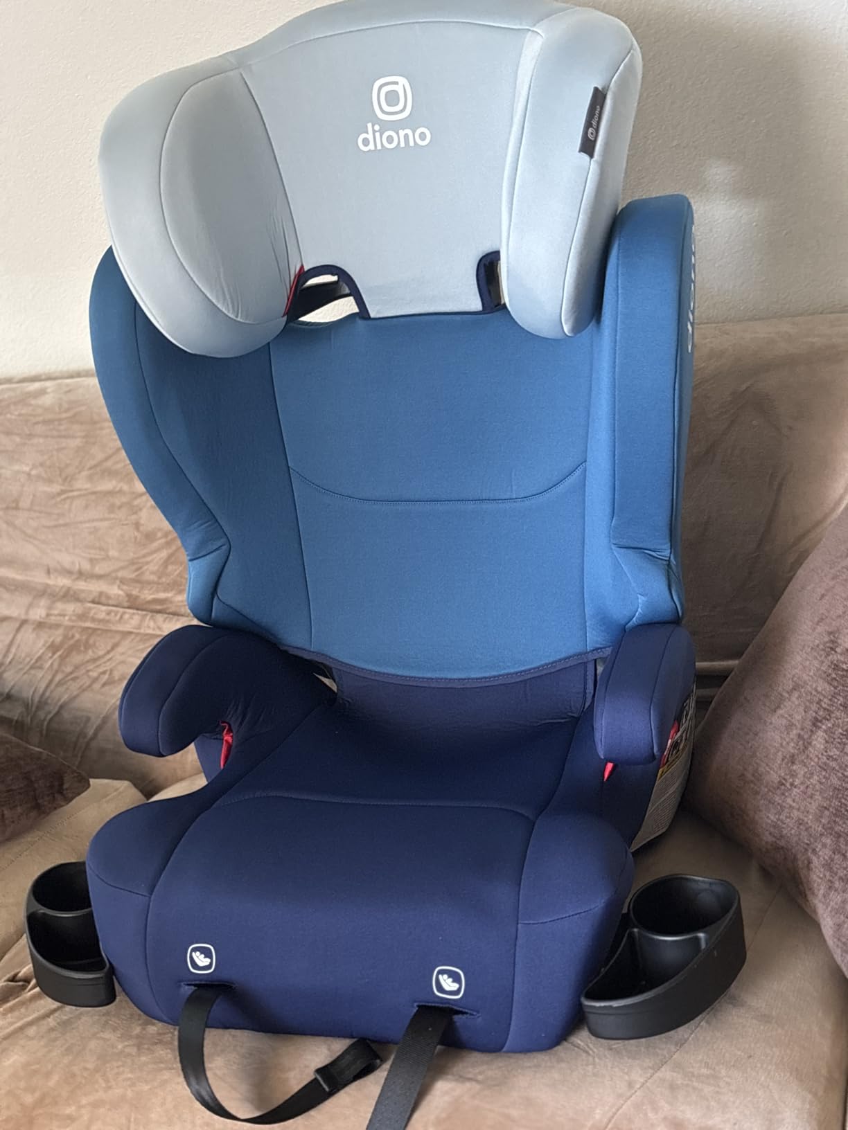 Diono Cambria 2 XL, Dual Latch Connectors, 2-in-1 Belt Positioning Booster Seat, High-Back to Backless Booster, Space and Room to Grow, 7 Headrest Positions, 8 Years 1 Booster Seat, Black customer photo 2