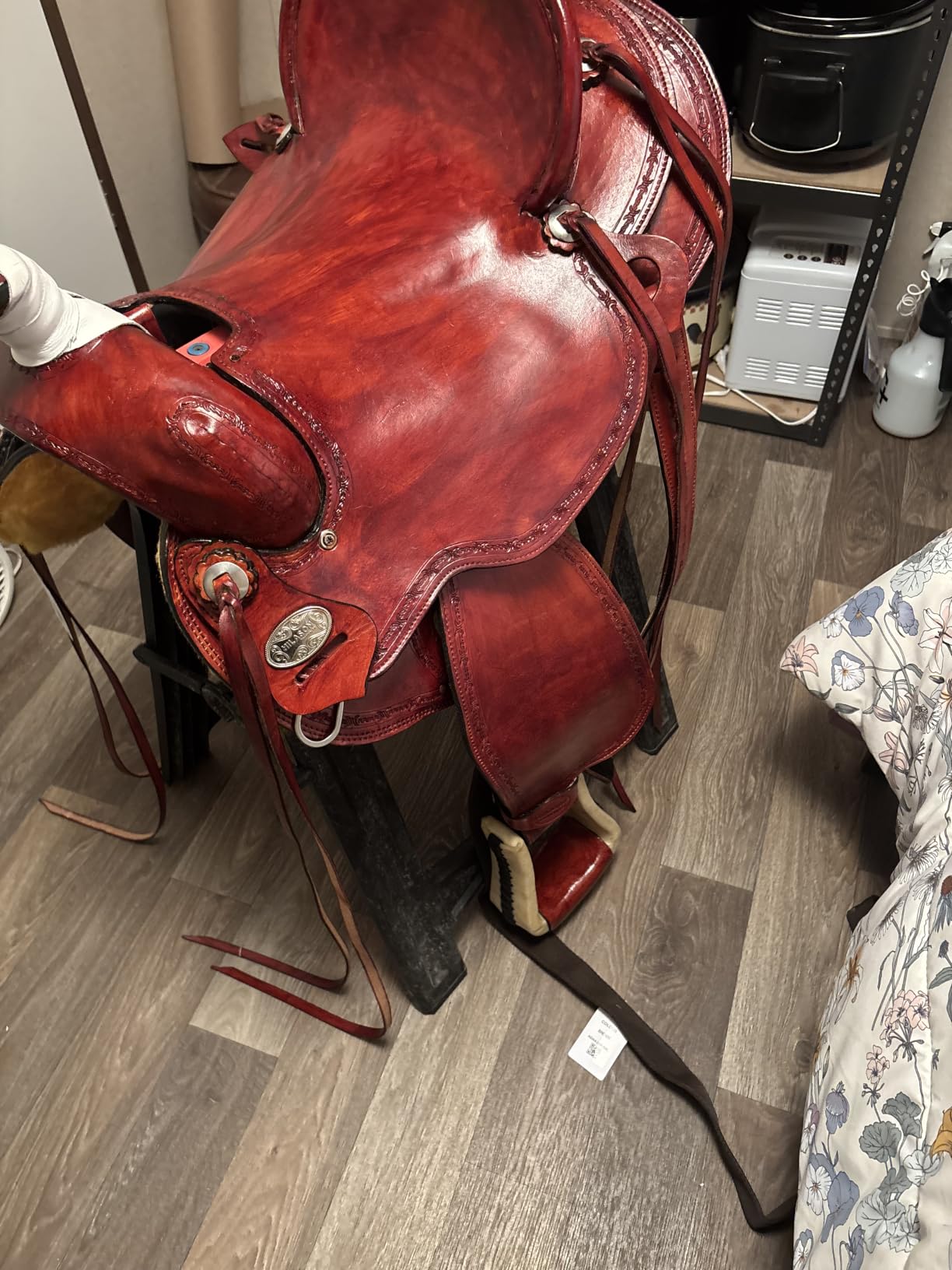 HILASON Western Horse Saddle Hand Tooled Wade Roping customer photo 1