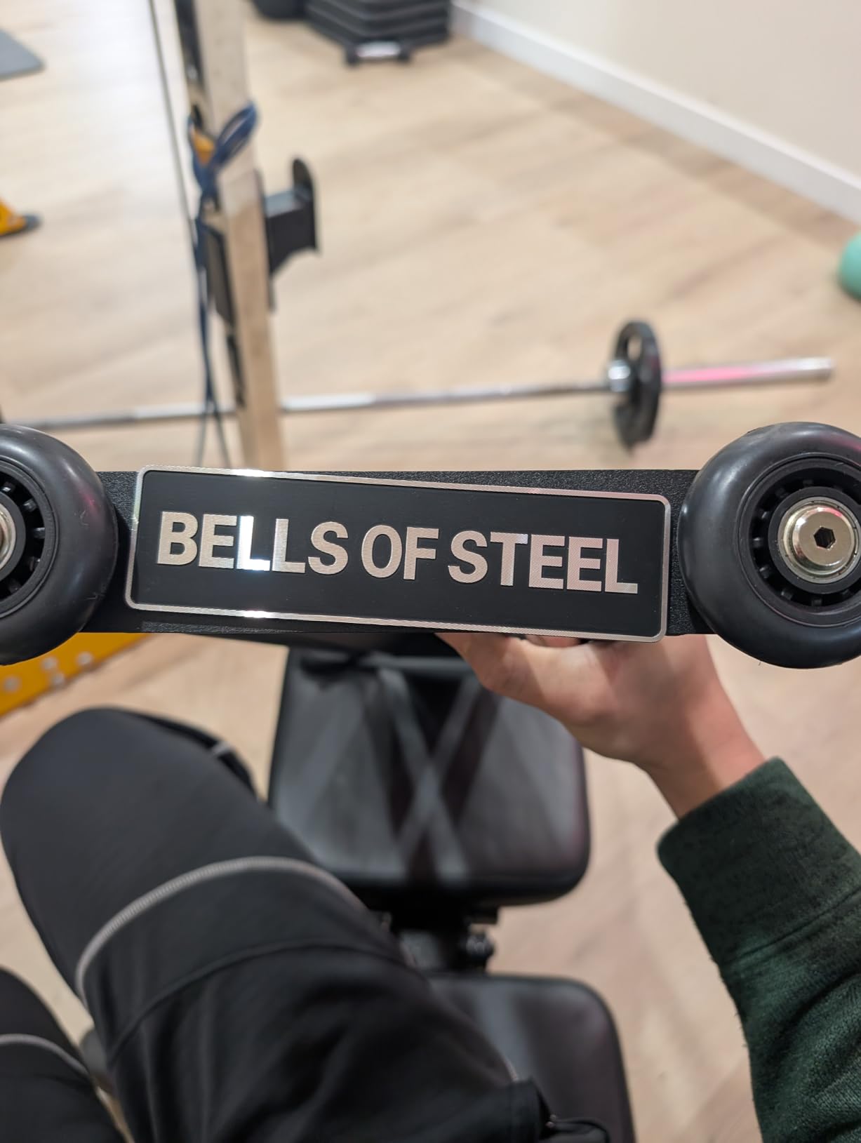 Glute Ham Glider [Bells of Steel] Home Gym Multi-Function Ab Glute Machine, Heavy Duty Ab Glider Machine for Hamstring Curl, Abdominal and Leg Workouts customer photo 2
