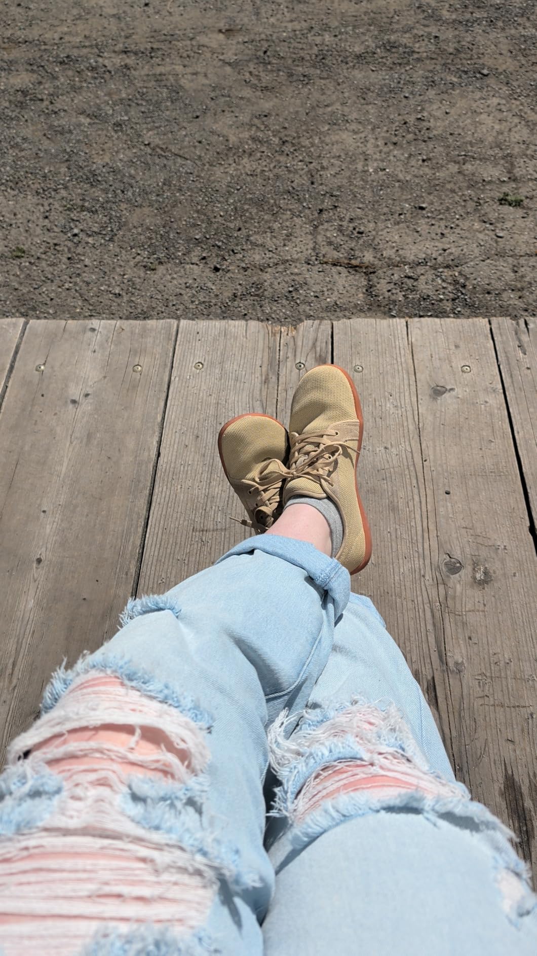 WHITIN Women's Barefoot Shoes | Zero Drop Sole | Wide Fashion Sneakers W81 customer photo 2