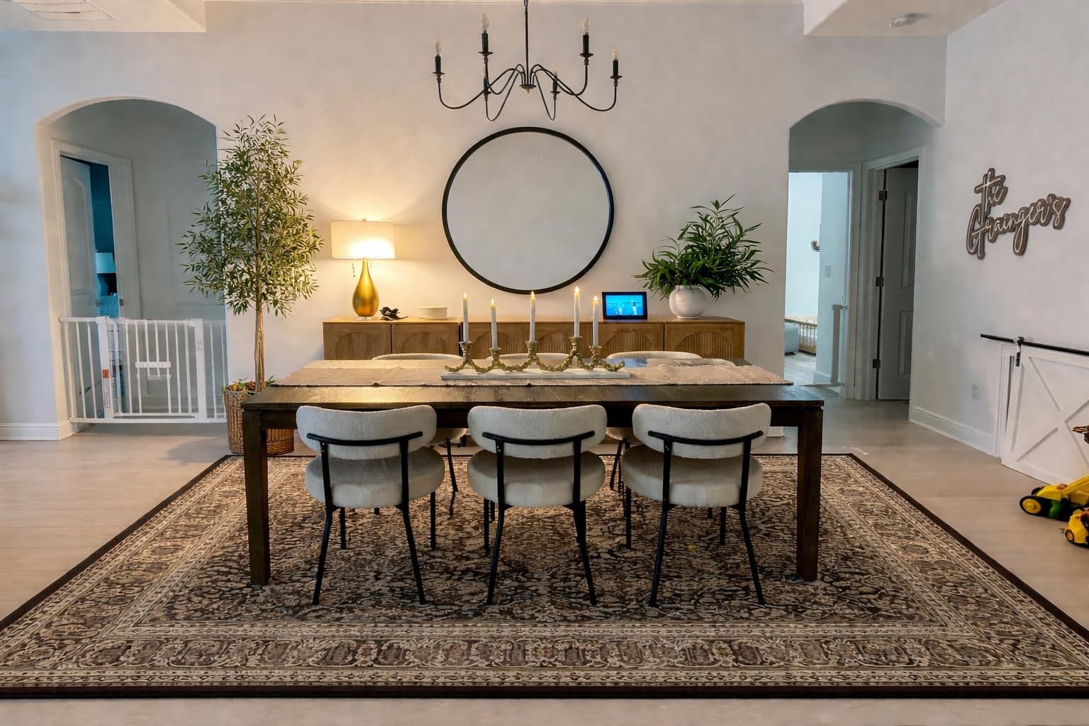 Miluolan Black Chandelier, 6-Light Farmhouse Chandelier for Dining Room customer photo 2