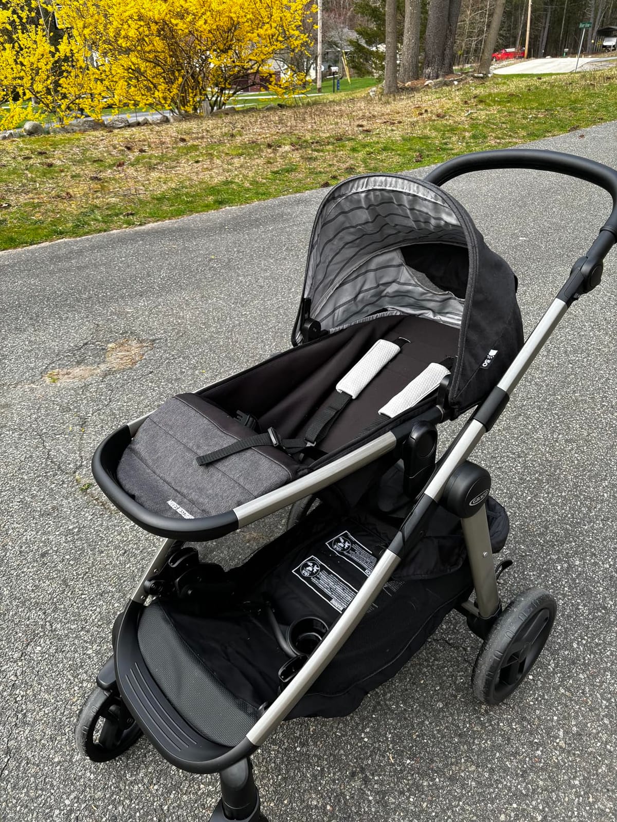 Graco Modes Nest2Grow Baby Stroller, Slide2Me Adjustable Seat, 4 Modes of Use from Infant Car Seat Carrier to a Double Stroller (both sold separately), Maison customer photo 2