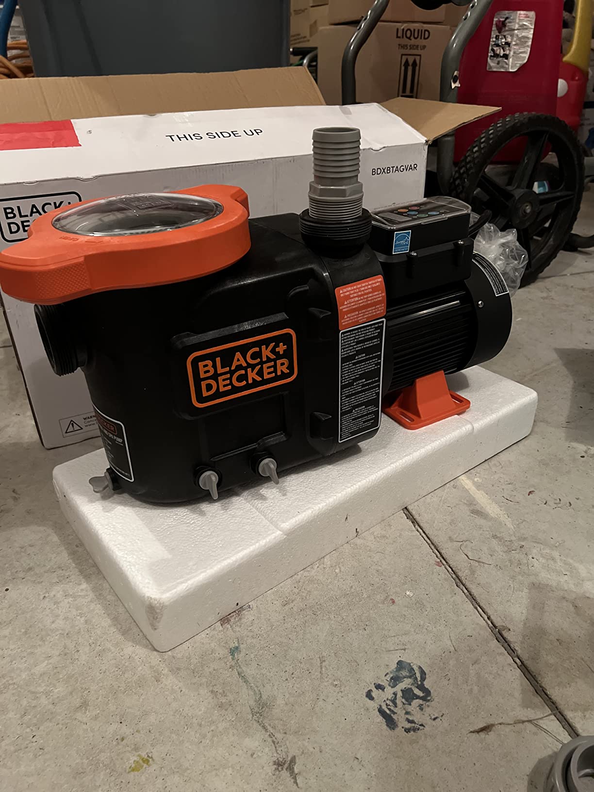 BLACK+DECKER 1.5 HP Variable Speed Above Ground Pool Pump – WiFi Enabled, Energy Star Certified customer photo 1