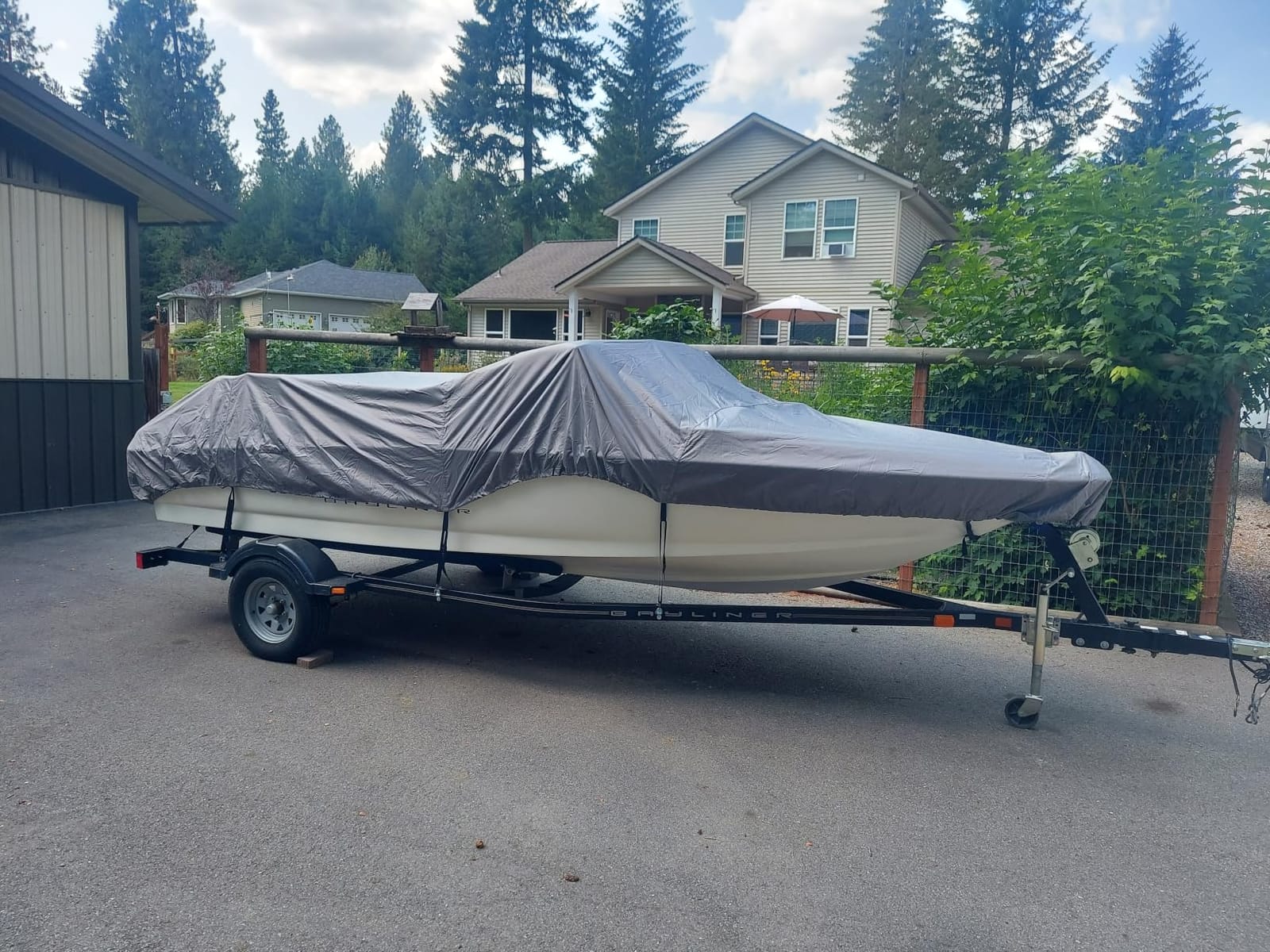 Waterproof 20-22FT Boat Cover, 1200D Heavy Duty Trailerable Cover customer photo 1