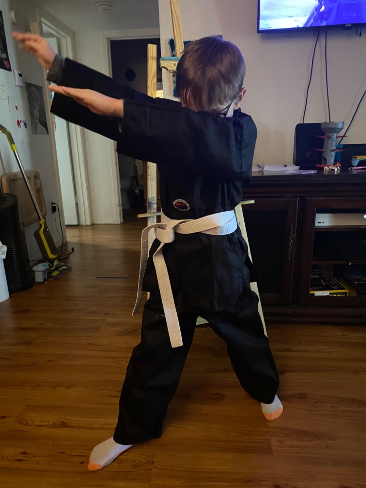 PFG Taekwondo Uniform - Kids Adults Unisex - White Belt Included customer photo 1