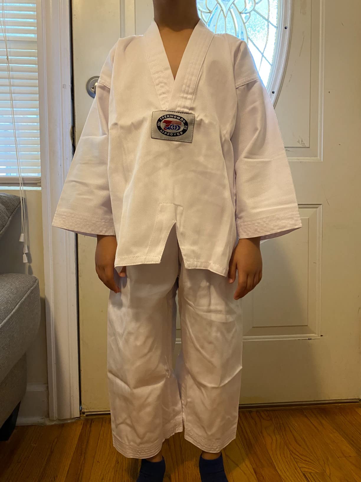 PFG Taekwondo Uniform - Kids Adults Unisex - White Belt Included customer photo 2