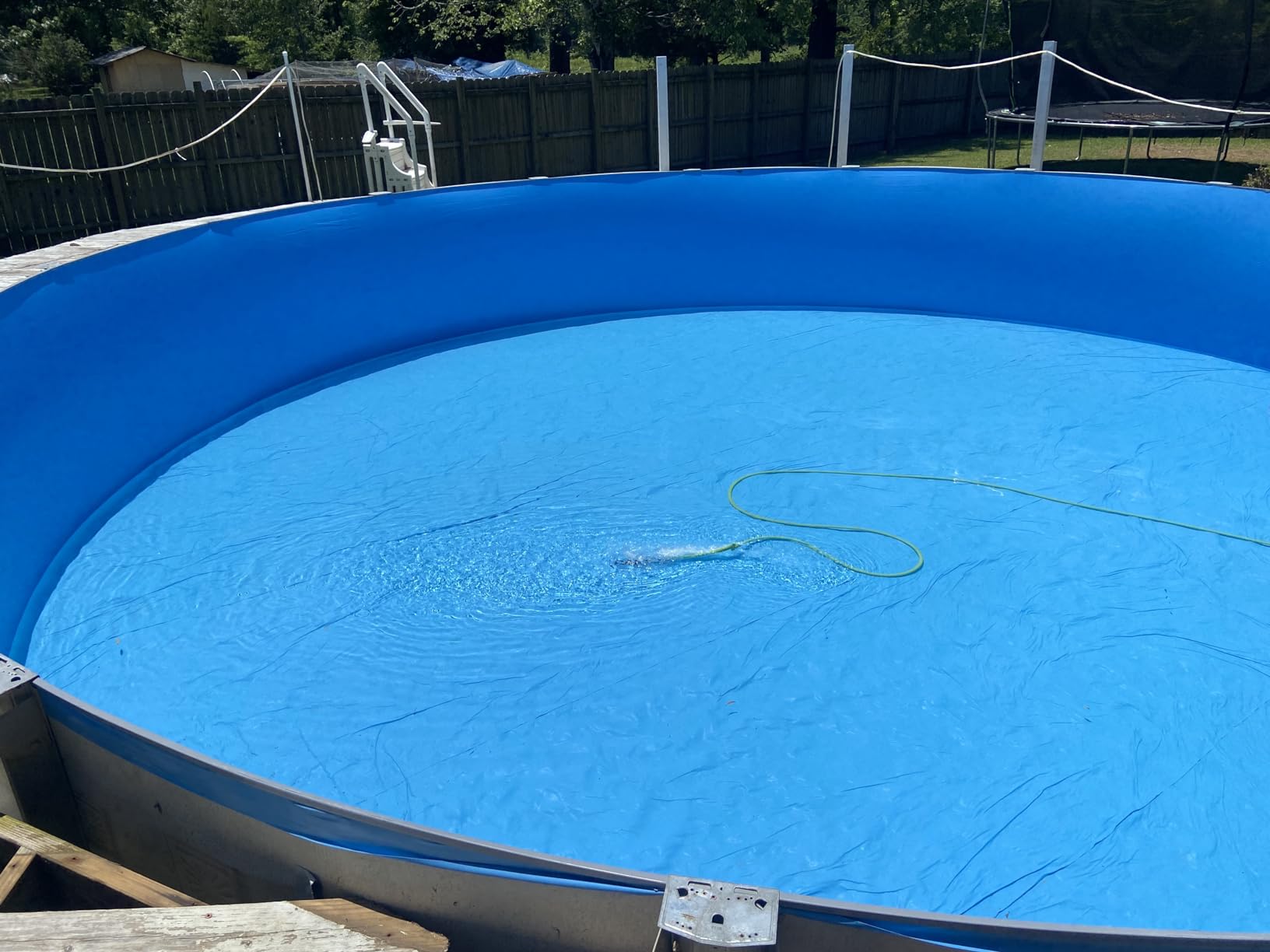 Blue Wave 15 ft Round Overlap Pool Liner for Above Ground Pools, Blue customer photo 2