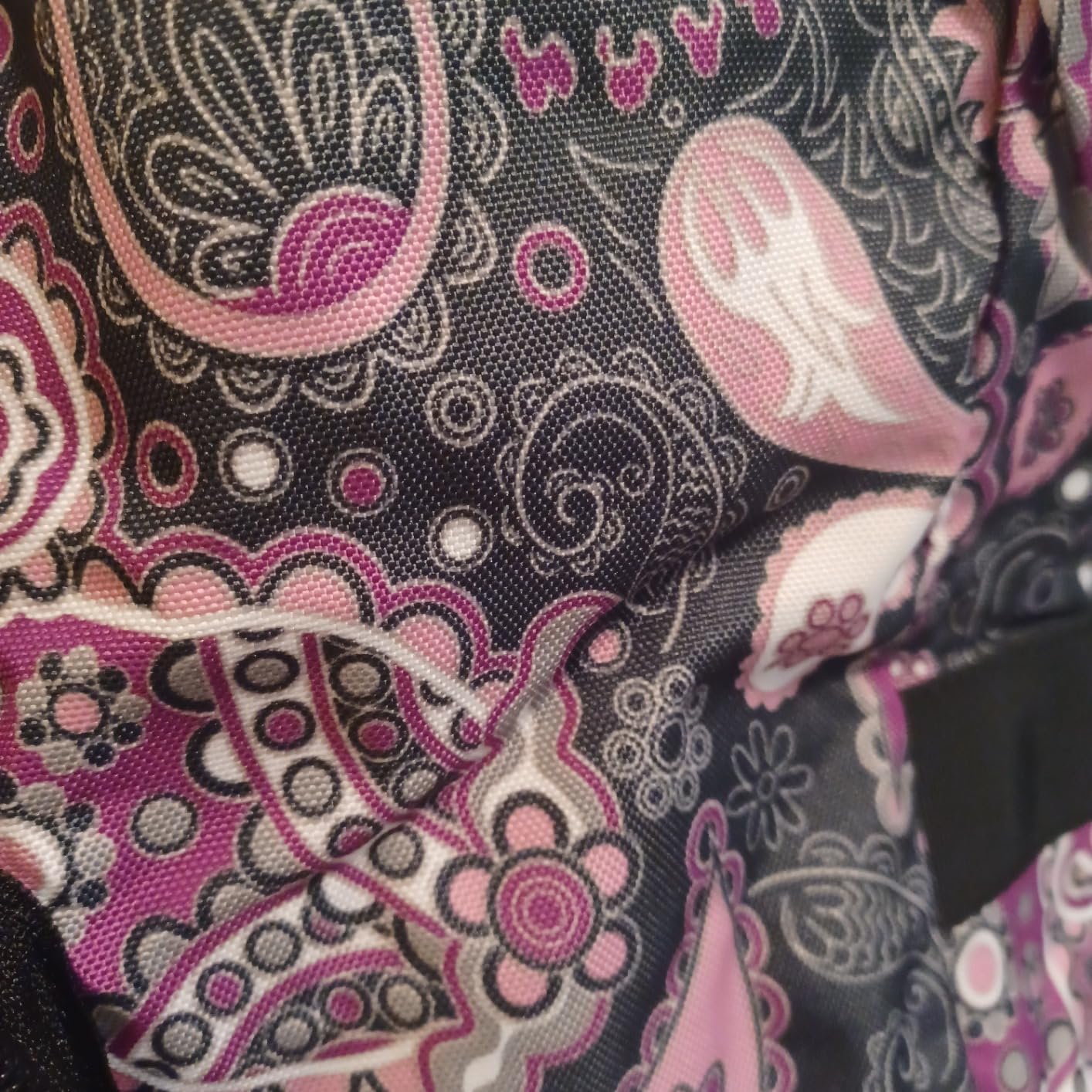 F.FETIVIN Weekender Bag Carry On Travel Duffle Medium Overnight Bag for Women(Purple Paisley) customer photo 2