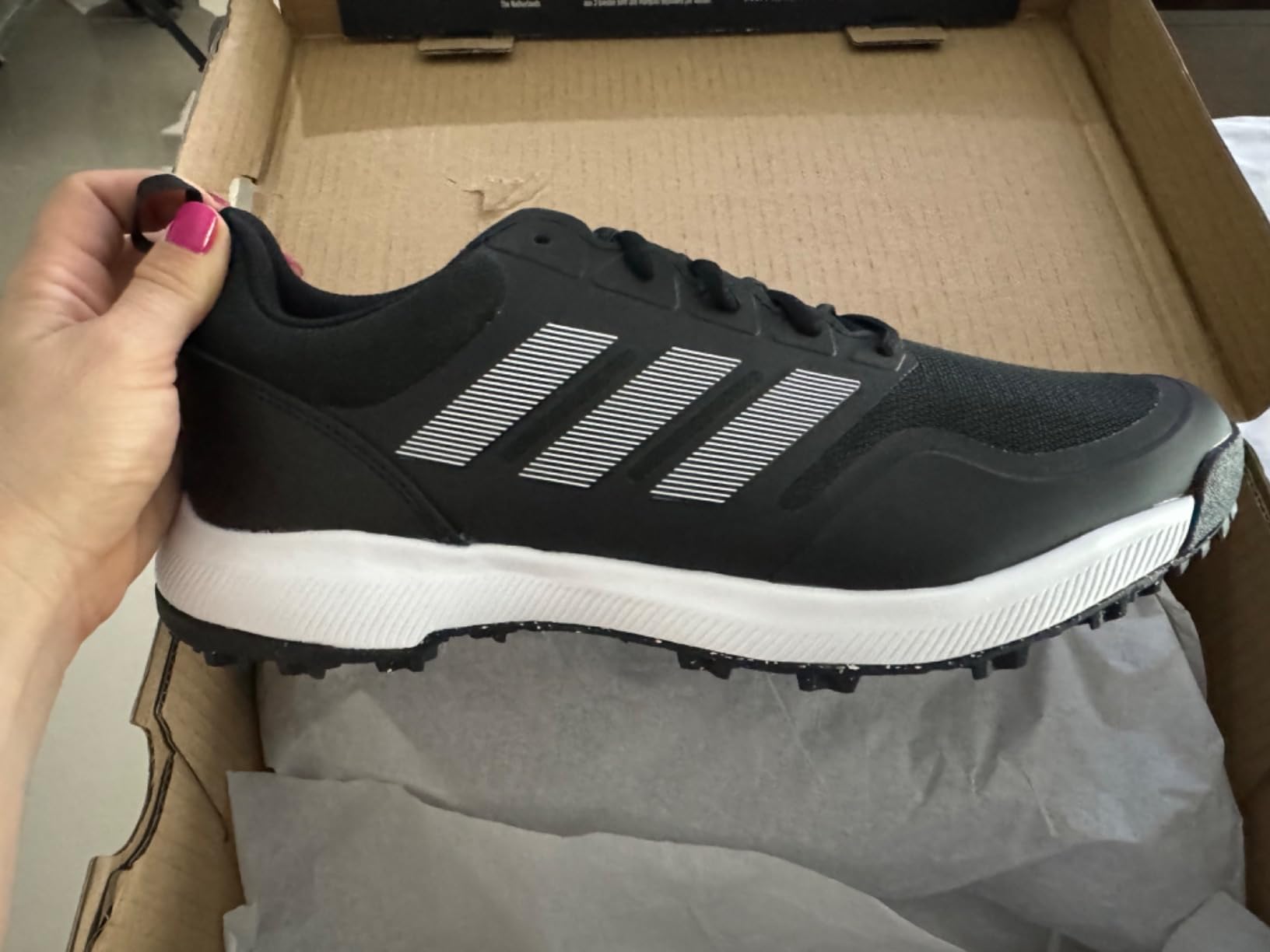adidas Men’s Tech Response 3.0 Spikeless Golf Shoes customer photo 2