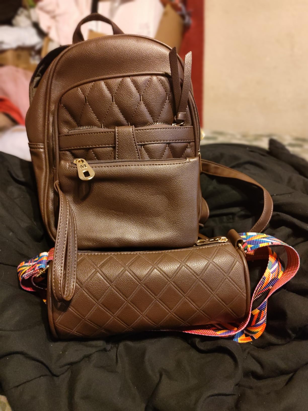 Montana West Mini Backpack Purse for Women Anti Theft Backpacks with Secured Zipper and a Side Pocket customer photo 1