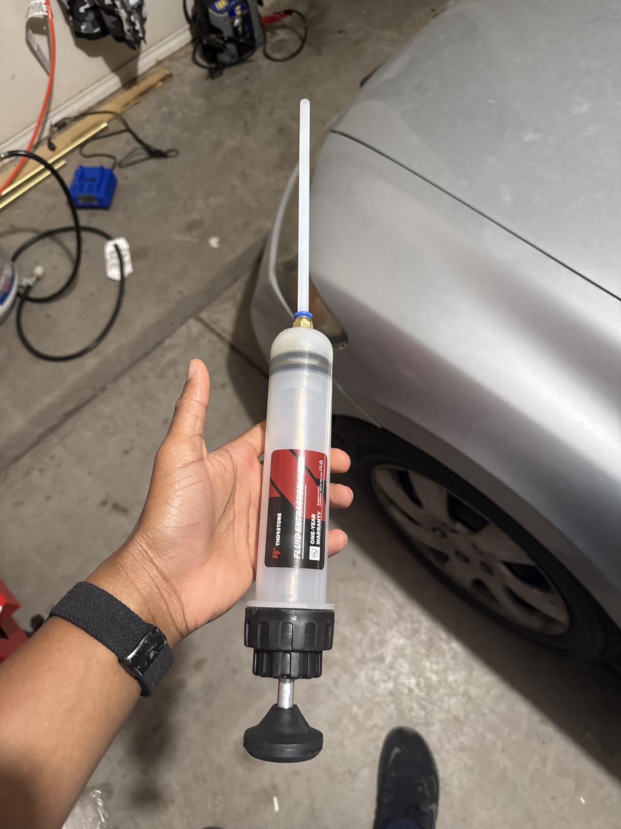 Thorstone 200cc Fluid Extractor Pump with 2pcs 22cm PVC Suction Tubes customer photo 1
