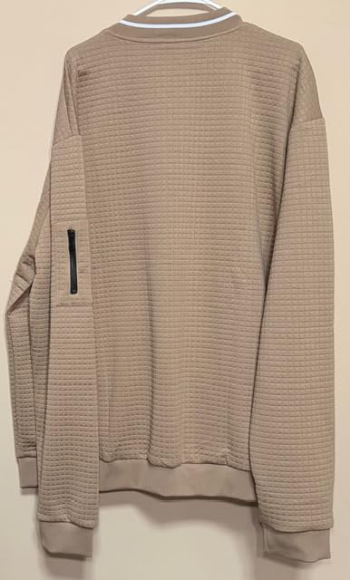 SAVKOOV Mens Lightweight Jacket Casual Bomber Jacket Varsity Coat customer photo 2