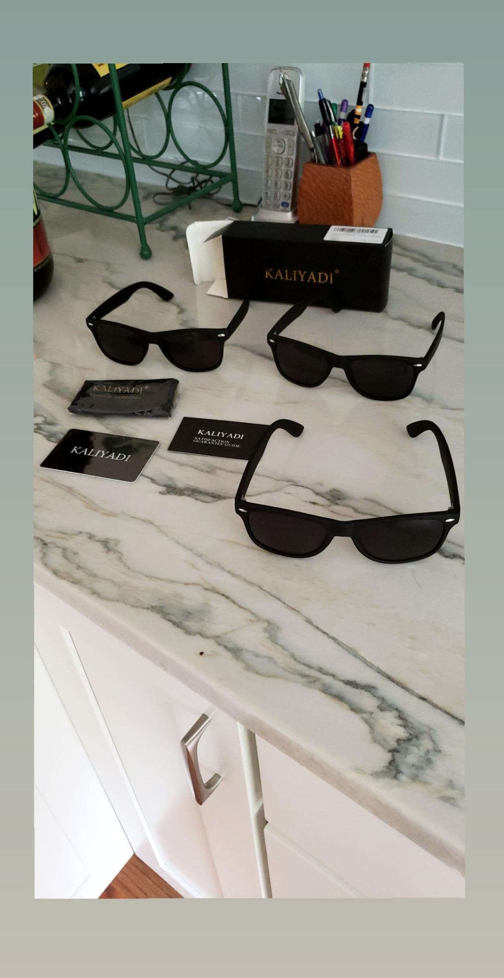 KALIYADI Sunglasses Men Polarized for Mens and Womens Unisex Sun Glasses for Driving UV Protection customer photo 1