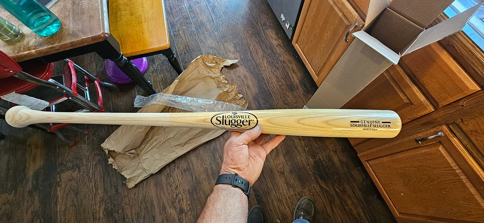 Louisville Slugger Genuine Mix Unfinished Clear Baseball Bat customer photo 1