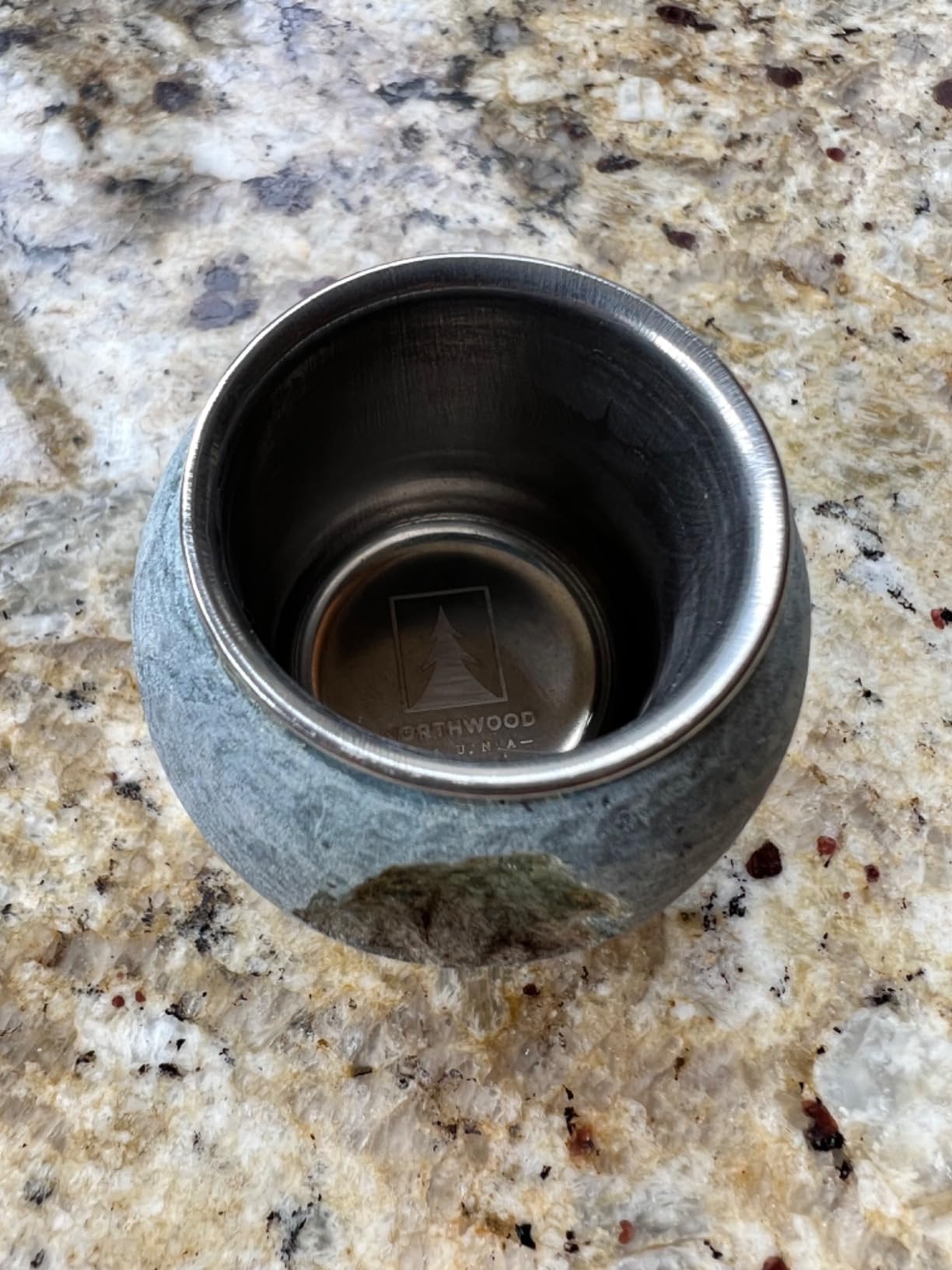 Northwood Sauna - Sauna Aromatherapy Stone Cup - Essential Oil Diffuser - Natural Rock with Stainless Steel Bowl customer photo 2