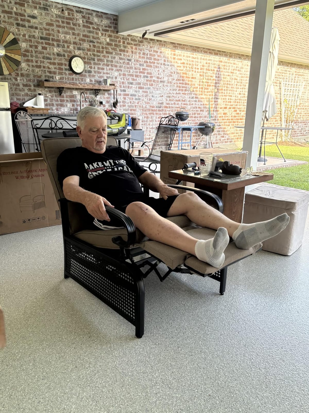 Kozyard Adjustable Outdoor Reclining Lounge Chair customer photo 2
