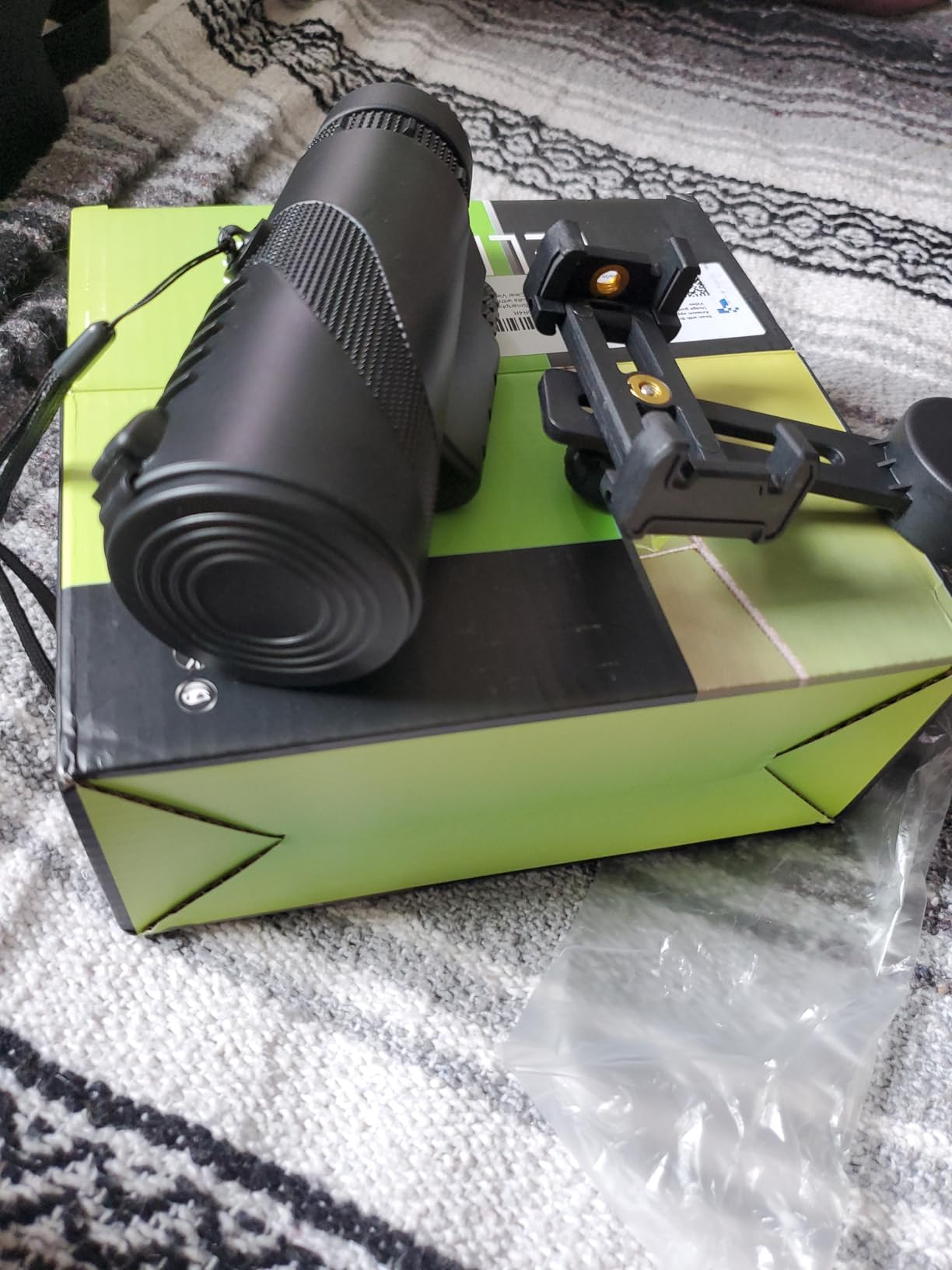 80x100 Monocular Telescope for Smartphones - High Powered HD Monocular with Tripod & Adapter, Low Light Vision for Adults - for Wildlife, Bird Watching, Hunting, Hiking customer photo 1