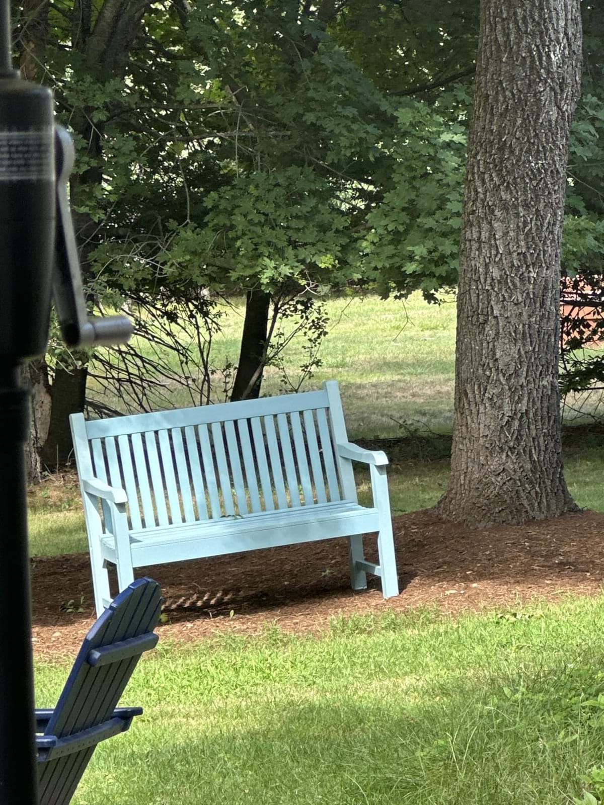 Psilvam 2-Person Outdoor Bench with 700 Lbs Weight Capacity, Grey customer photo 1