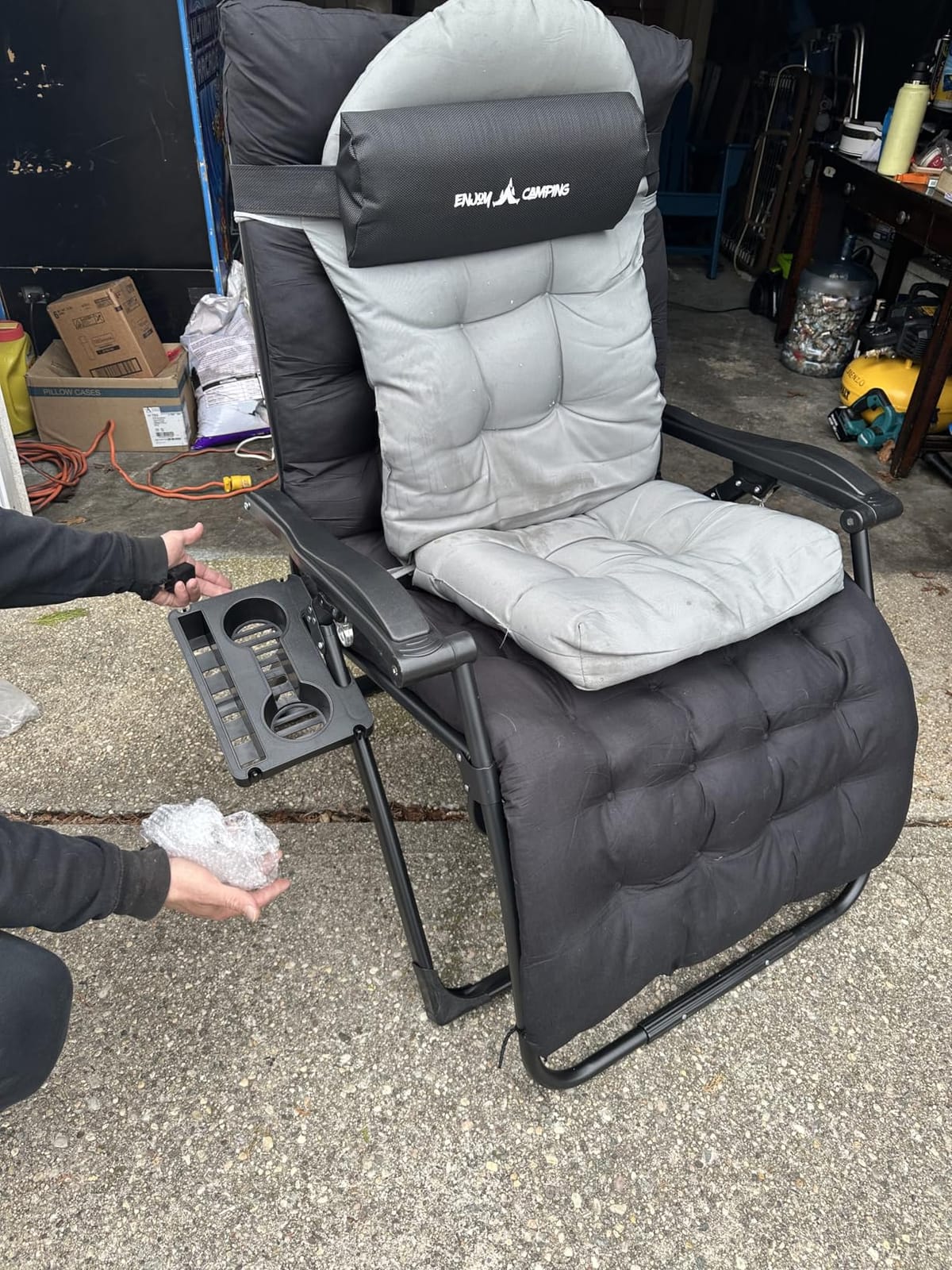 UDPATIO Oversized Zero Gravity Chair Patio Reclining Chairs with Cushion customer photo 2