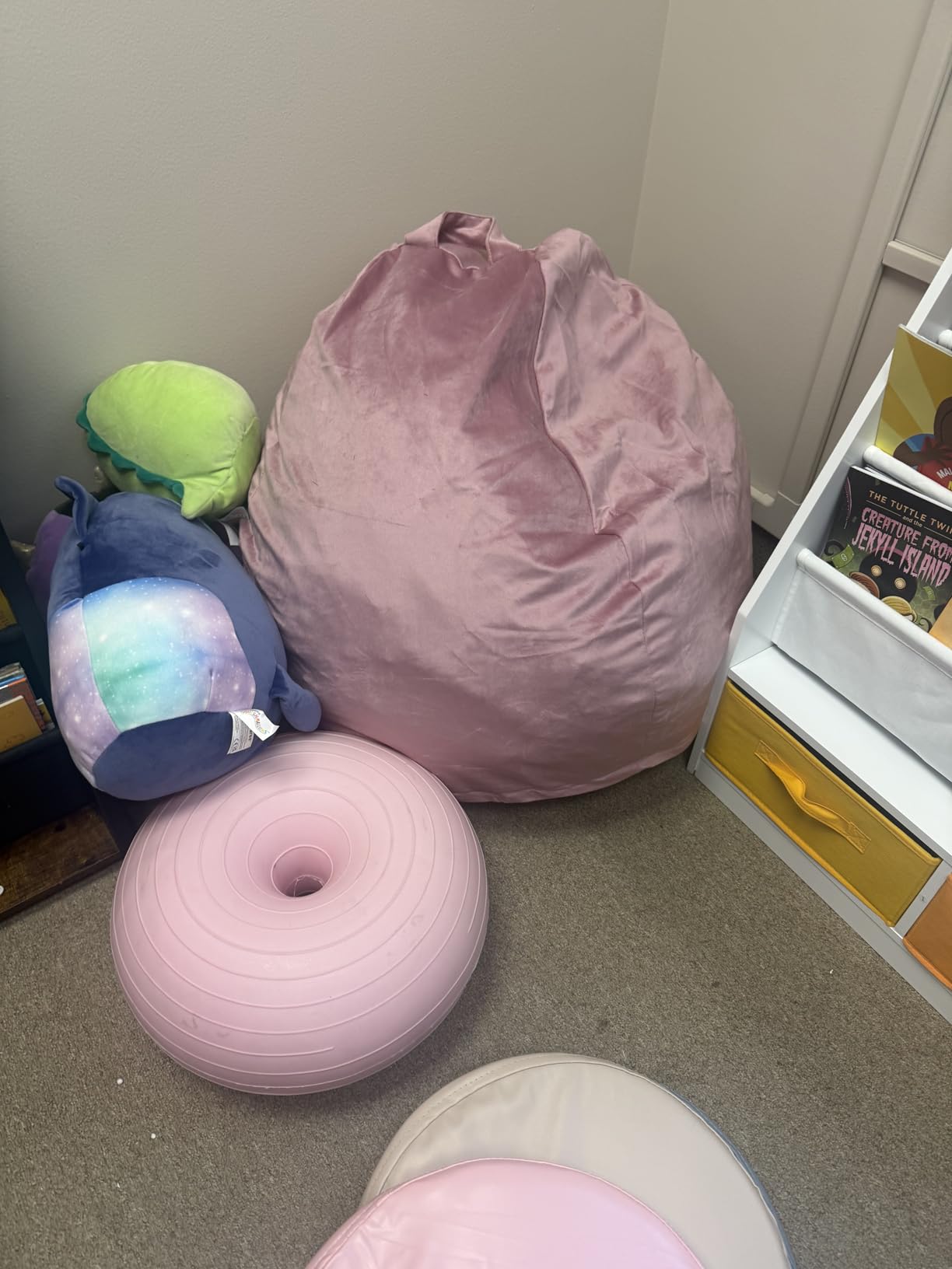 Homguava 5FT Bean Bag Chairs for Adults,Giant Adult Bean Bag Chair,BeanBag customer photo 2