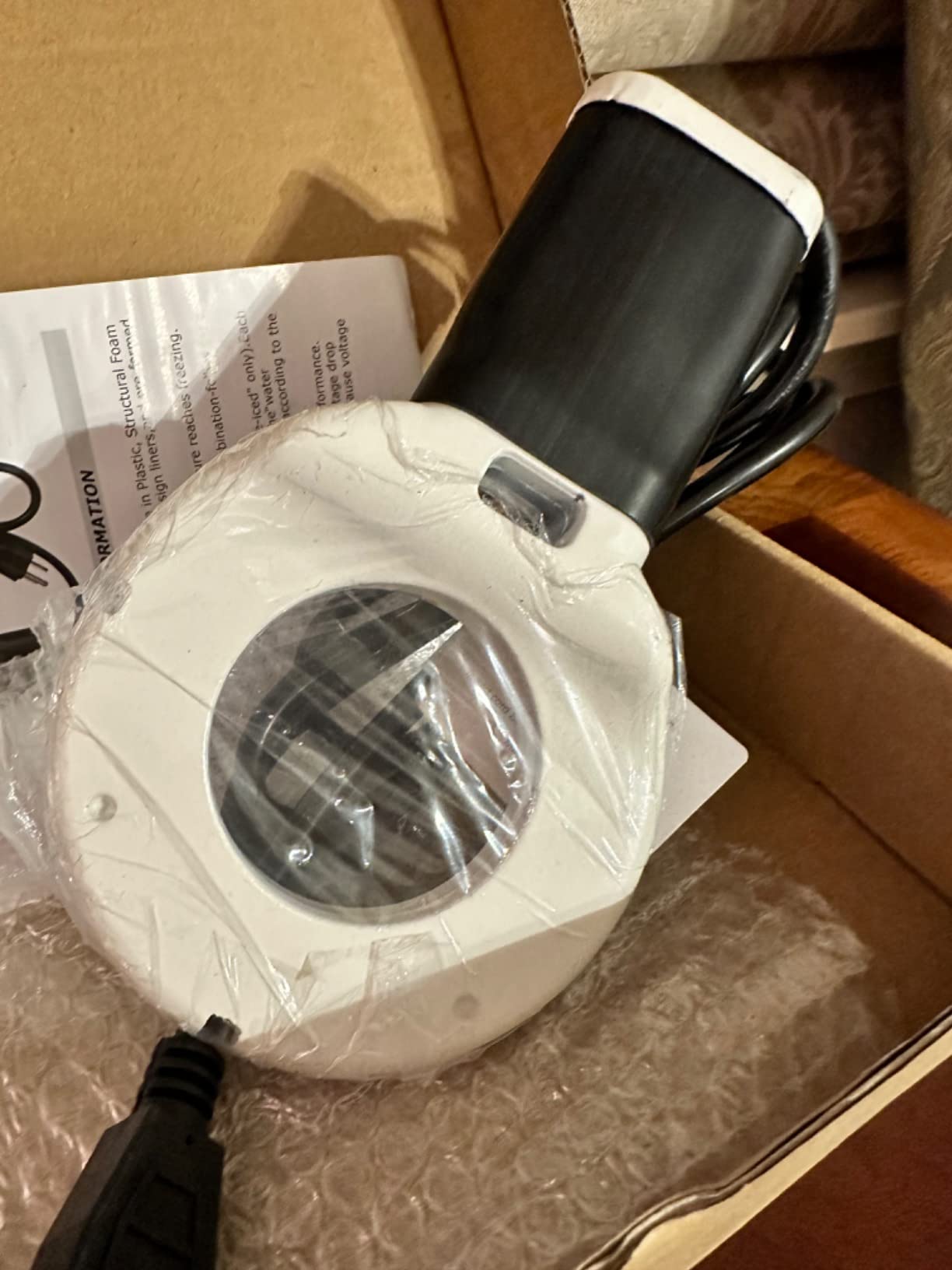 500W Chicken Waterer Heater, Cast Aluminum Utility De-Icer customer photo 1