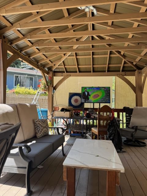 PIBIDI Outdoor TV Antenna, Long Range UHF/VHF for Local Channels, 4K/1080P customer photo 2