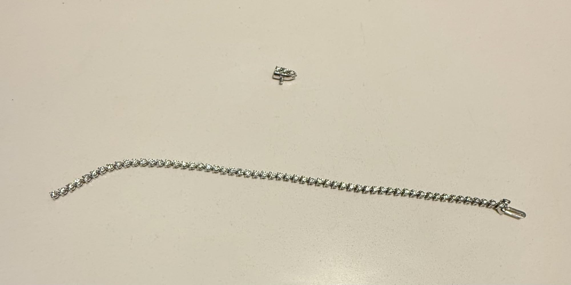 3 to 30 Carat 14K Round Classic LAB GROWN Diamond Tennis Bracelet 3 Prong customer photo 2