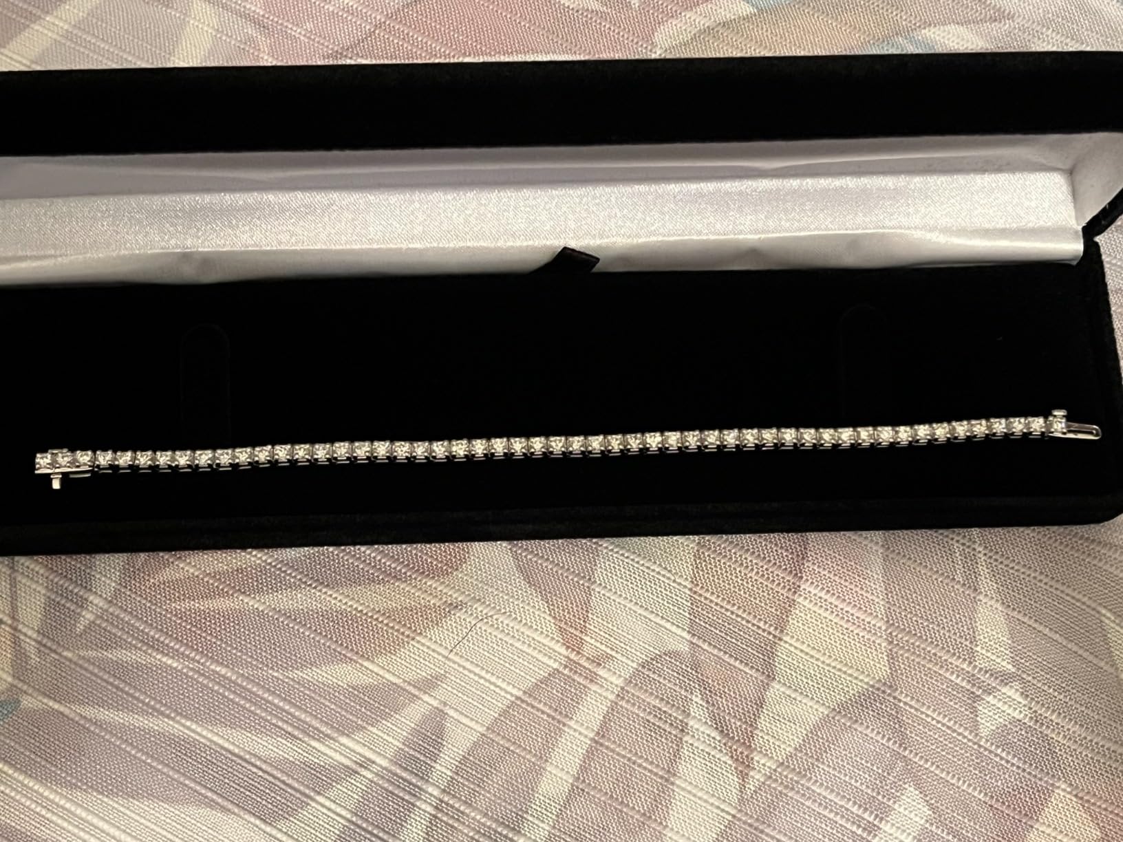 Houston Diamond District 2 to 28 CT Lab Grown Diamond Tennis Bracelet customer photo 2