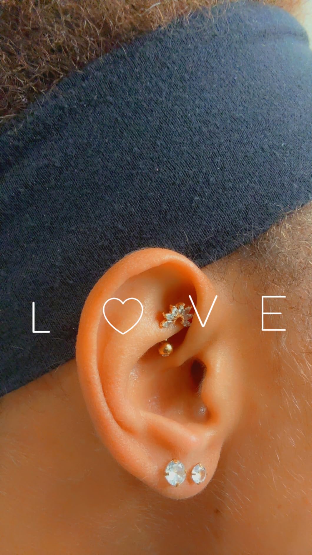 20G Hypoallergenic Flat Back Stud Earrings for Women Men Sensitive Ears customer photo 1