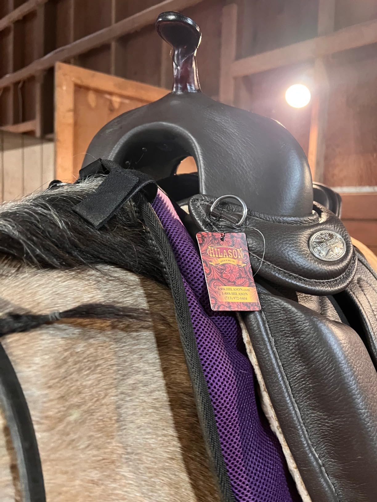 HILASON Hybrid English Treeless Saddle Brown Western Trail customer photo 1