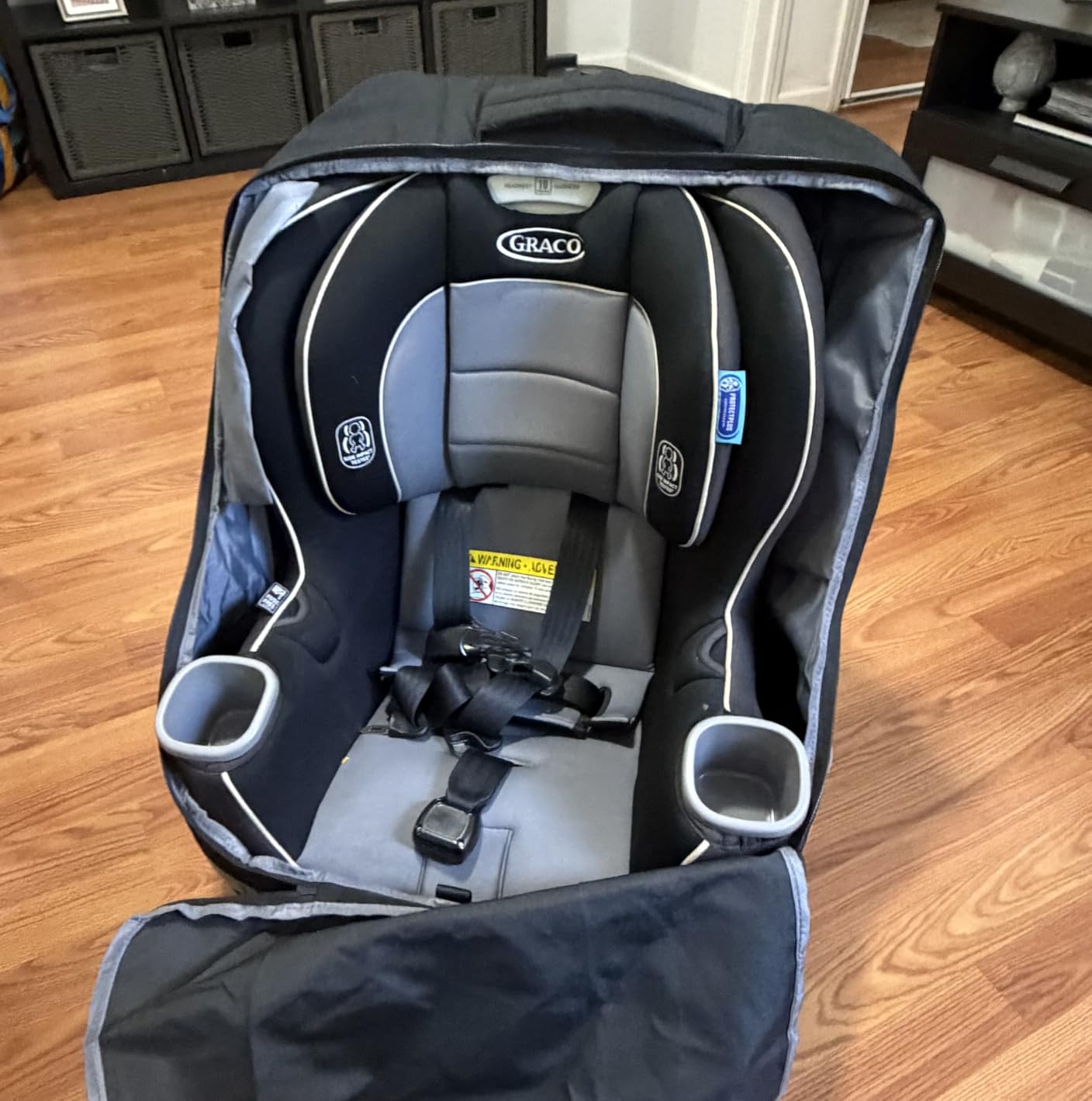 YOREPEK Padded Car Seat Travel Bag for Airplane, Baby Travel Essential customer photo 2
