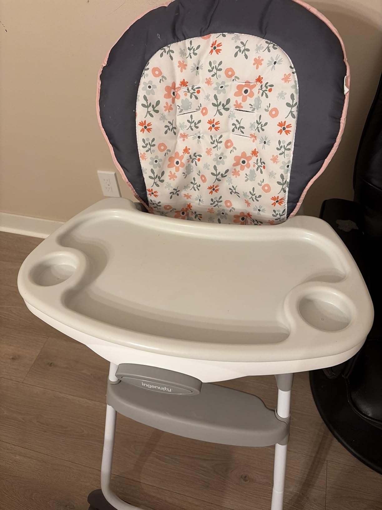 Ingenuity Full Course 6-in-1 High Chair - Baby to 5 Years Old, 6 Convertible Modes, 2 Dishwasher Safe Trays - Astro, 13108 customer photo 1