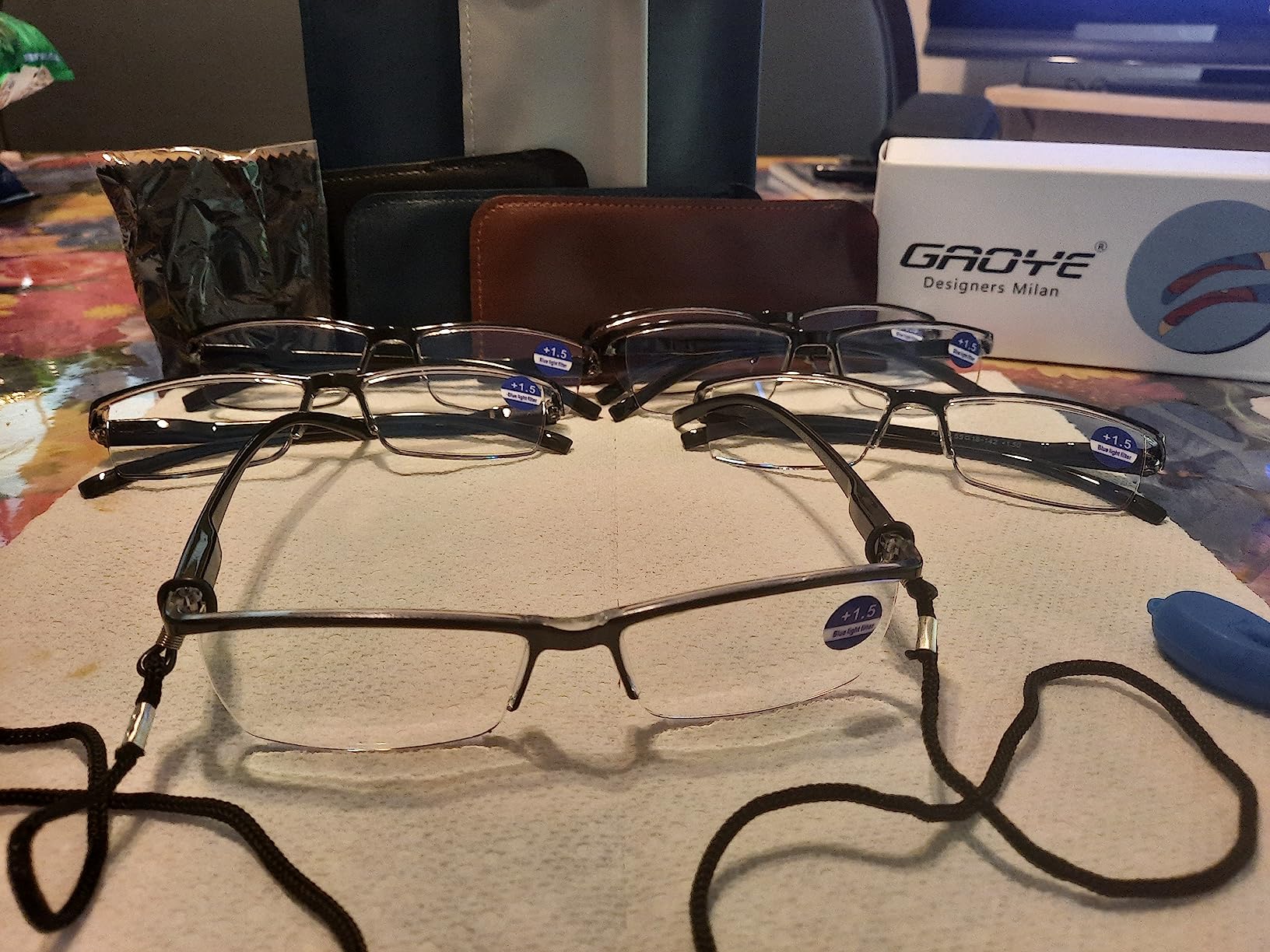 Gaoye Executive Style Reading Glasses Men - Durable Readers with Blue Light Filtering- Comfortable Fit with TR90 Frames customer photo 1