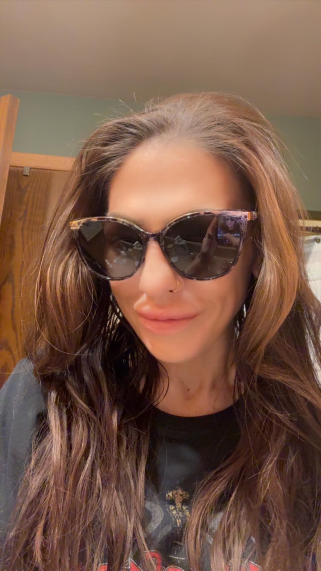 Soft Cat Eye Sunglasses for Women Trendy Cateye UV400 Protection customer photo 2