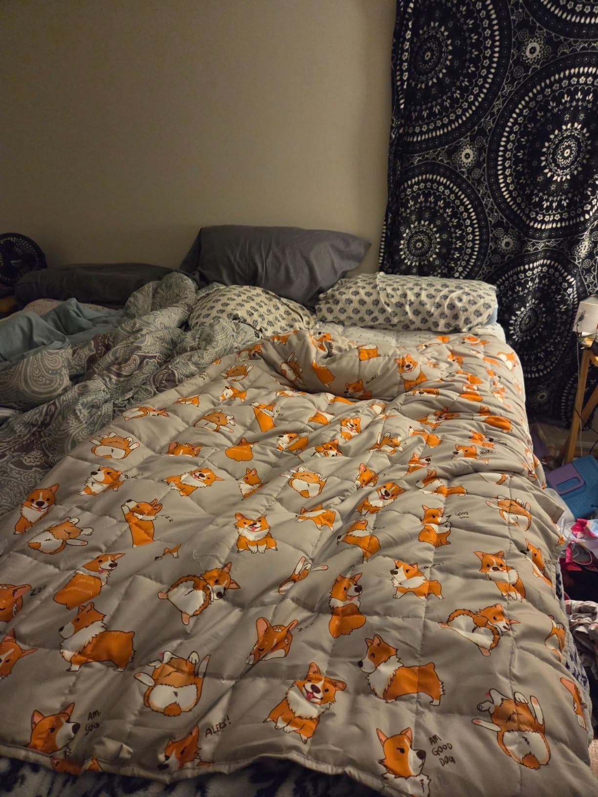 CuteKing Weighted Blanket for Adults (15lbs, 48