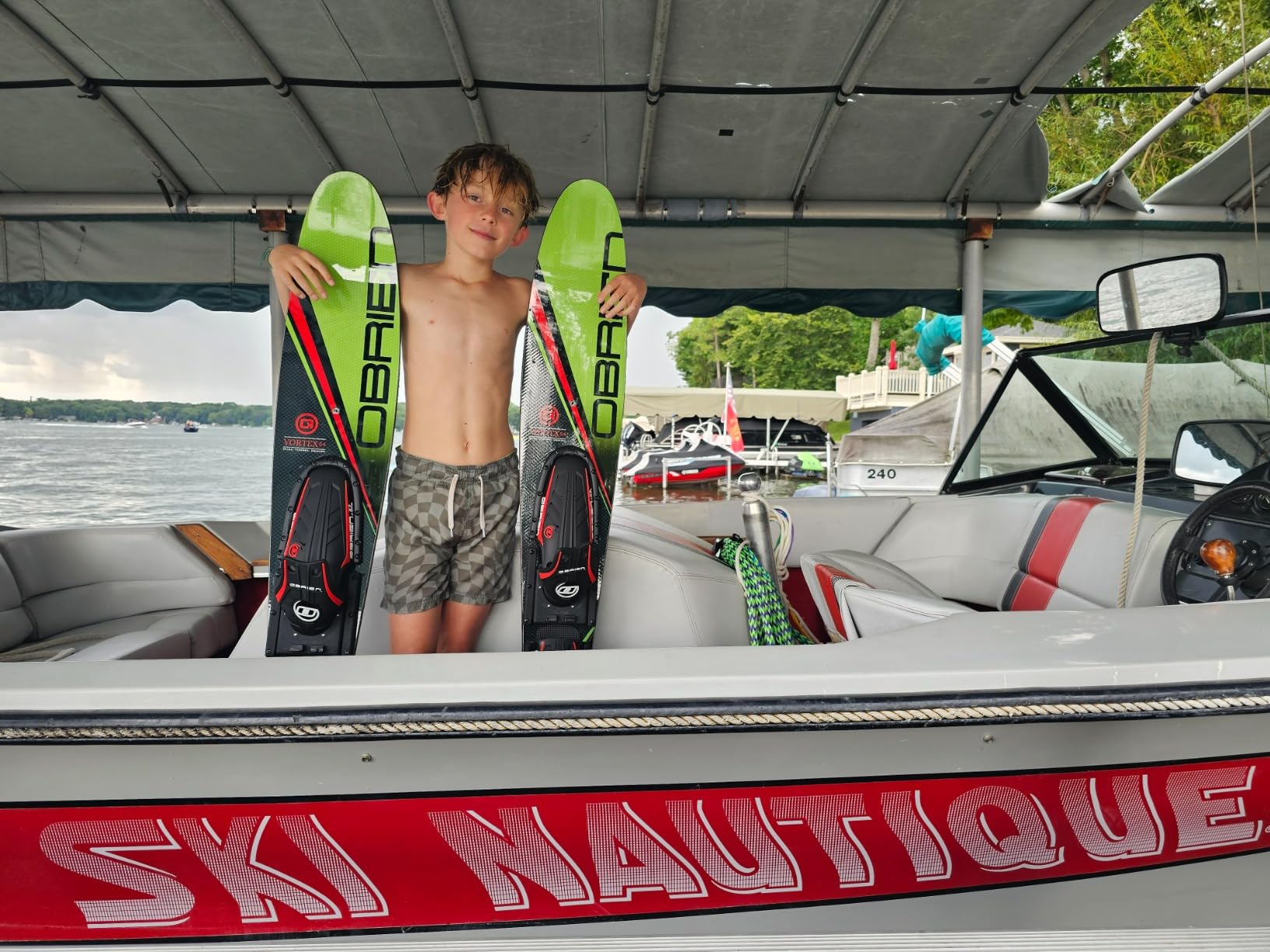 O'Brien Jr Vortex Widebody Combo Waterskis, 54