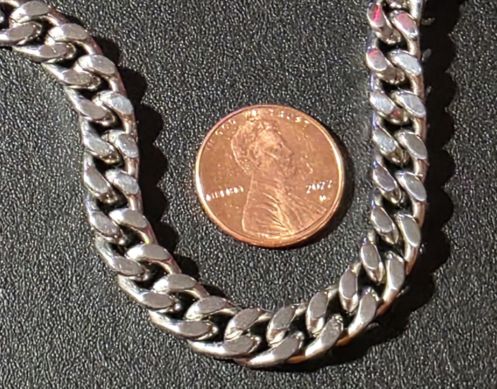 ChainsHouse Cuban Link Chain for Men, Stainless Steel Waterproof Necklace customer photo 1