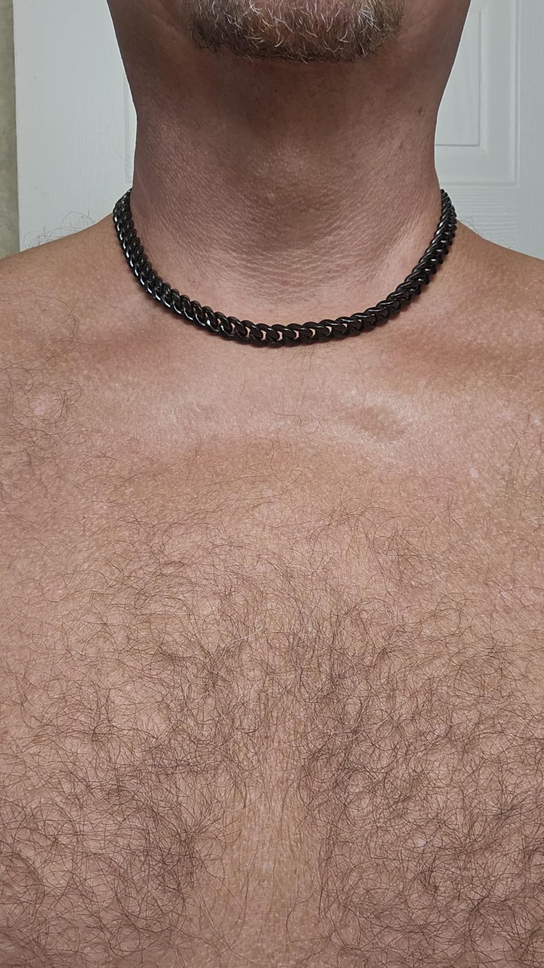 ChainsHouse Cuban Link Chain for Men, Stainless Steel Waterproof Necklace customer photo 1