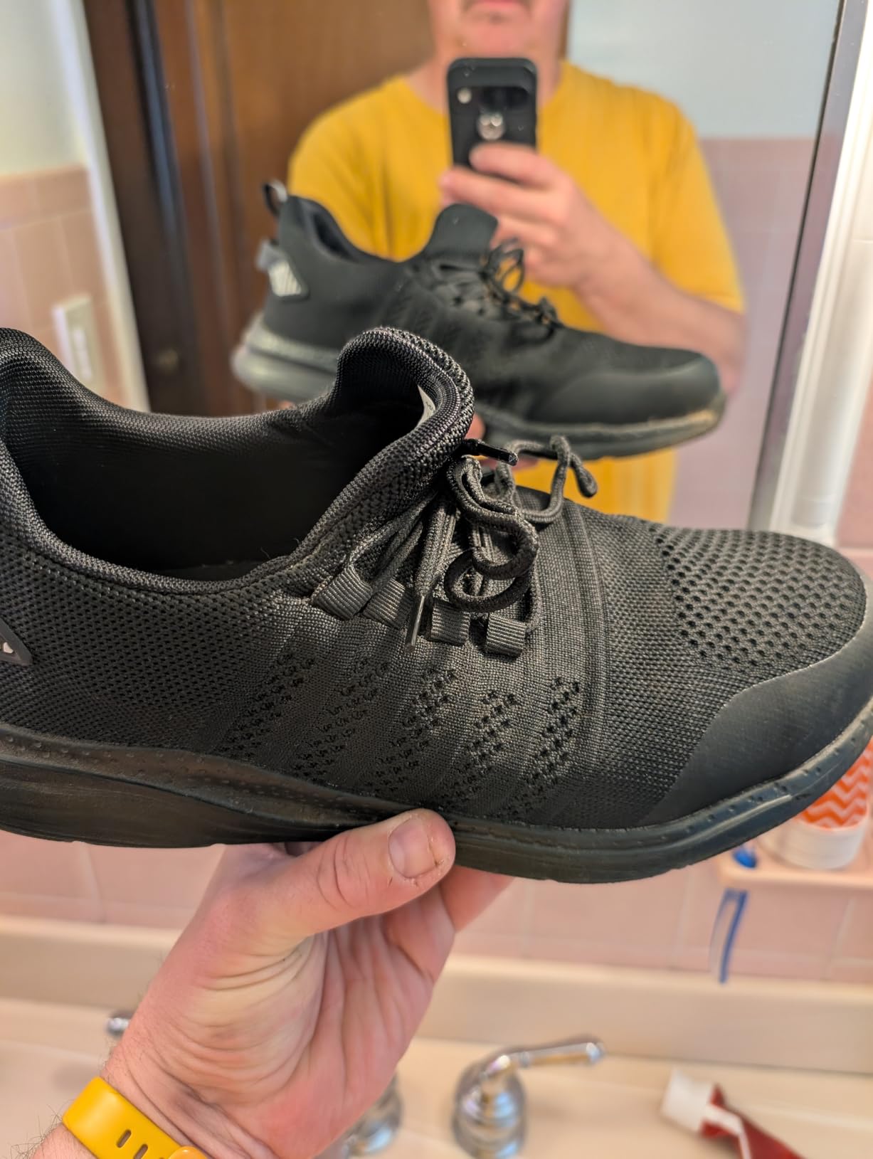 Steel Toe Shoes for Men and Women Comfy Work Safety Shoes customer photo 2