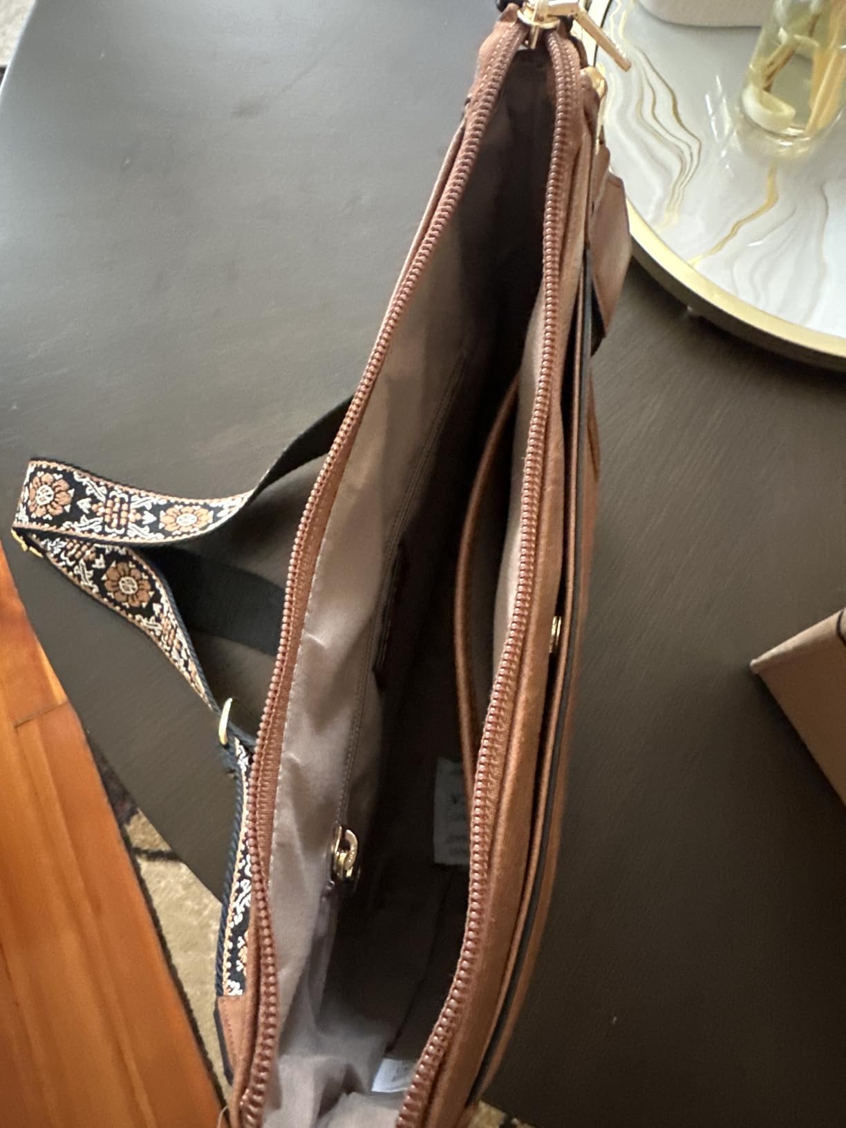 BOSTANTEN Crossbody Bags for Women Vegan Leather Purse Wide Shoulder Strap customer photo 1