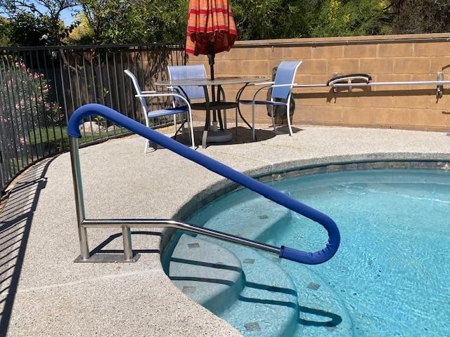 Pool Rail for inground Pools(54x32), 304SS Swimming Pool handrail w/Cover customer photo 2