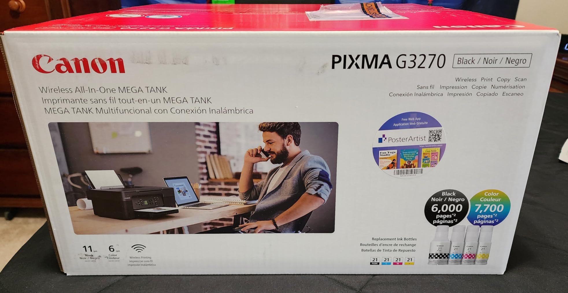 Canon MegaTank G3270 All-in-One Wireless Color Printer customer photo 1