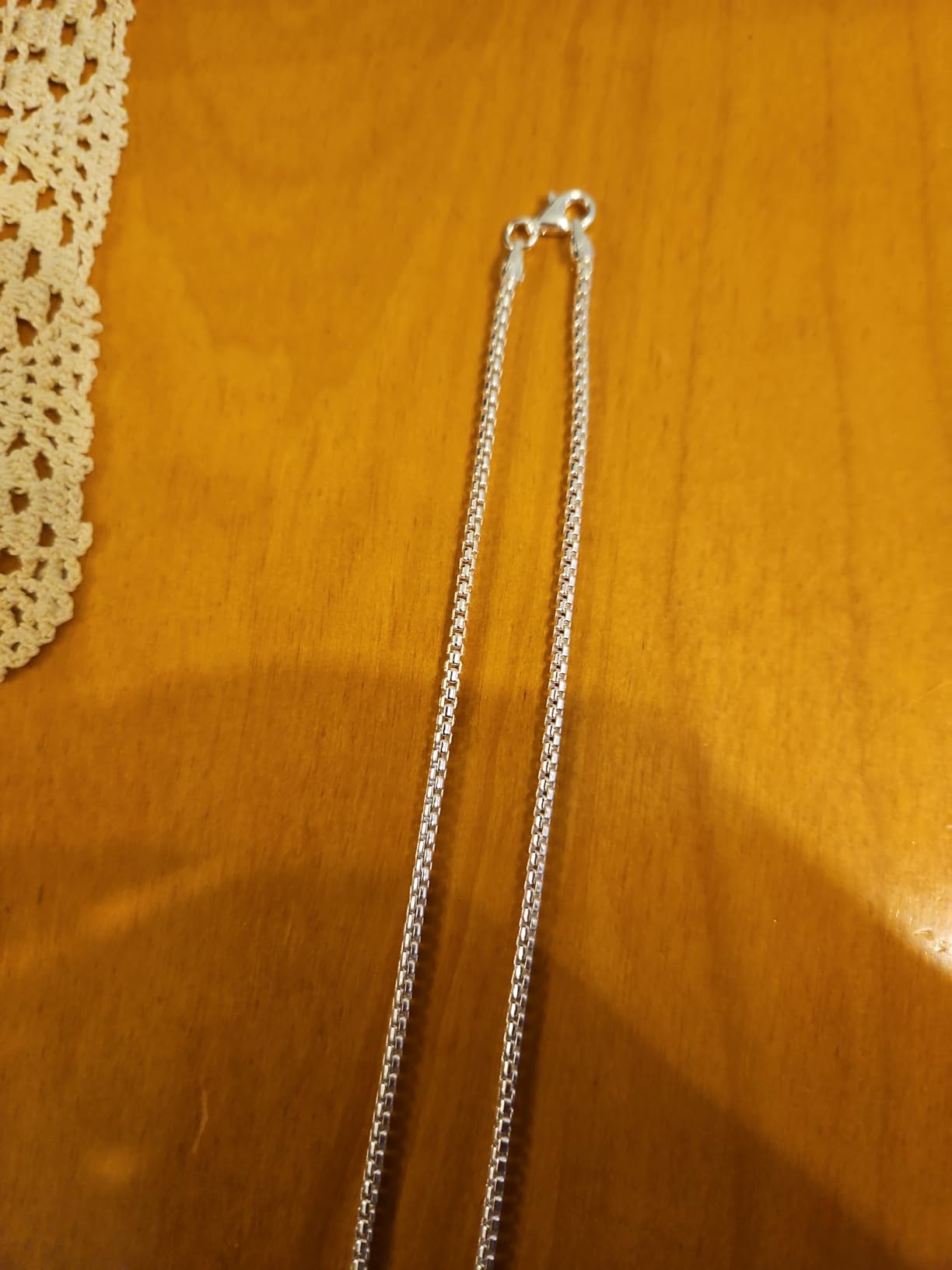 Miabella Italian 925 Sterling Silver 2mm Round Box Chain Necklace Women Men customer photo 1