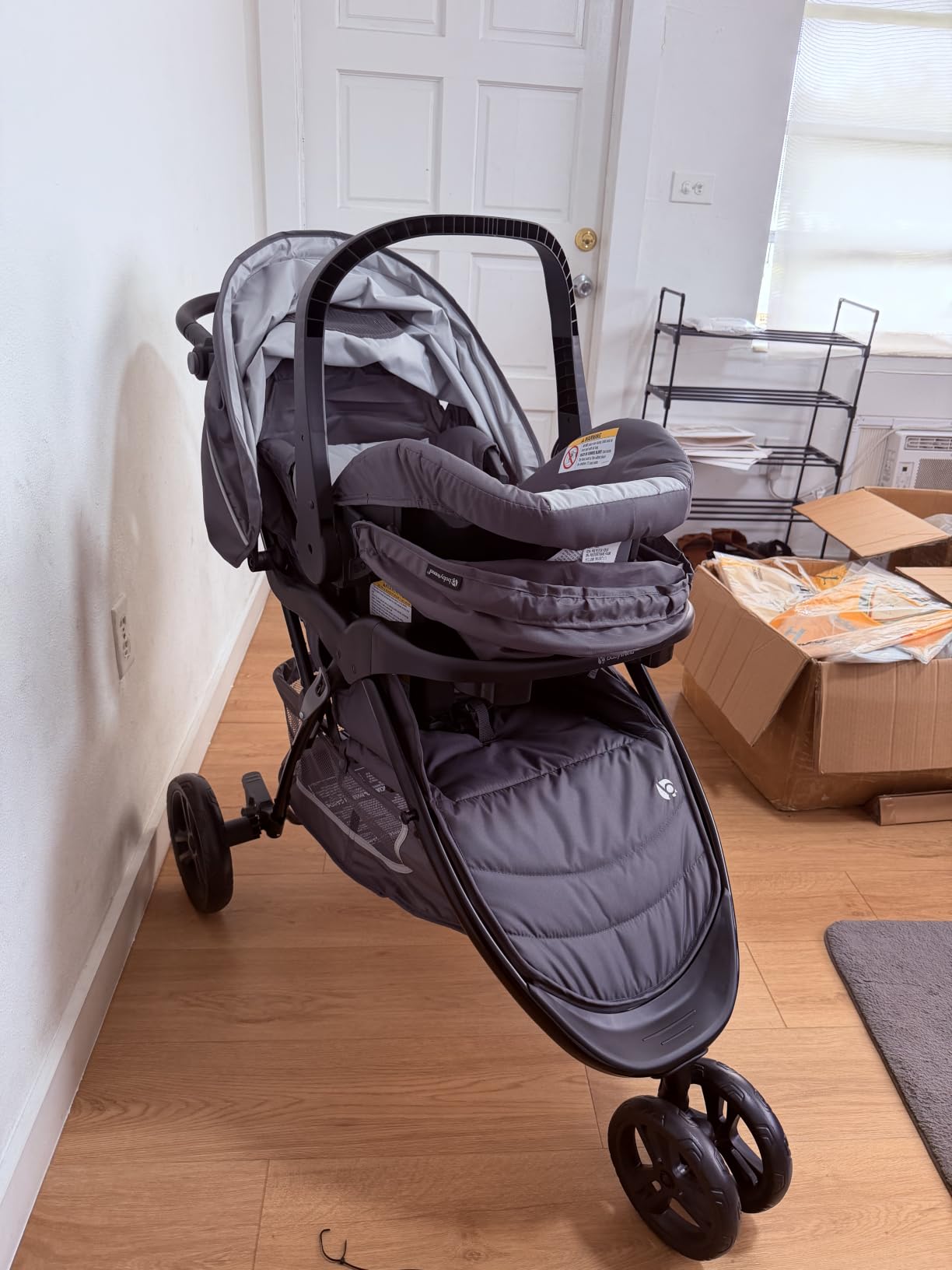Baby Trend EZ Ride Travel System with EZ-Lift Infant Car Seat, Dash Grey customer photo 1