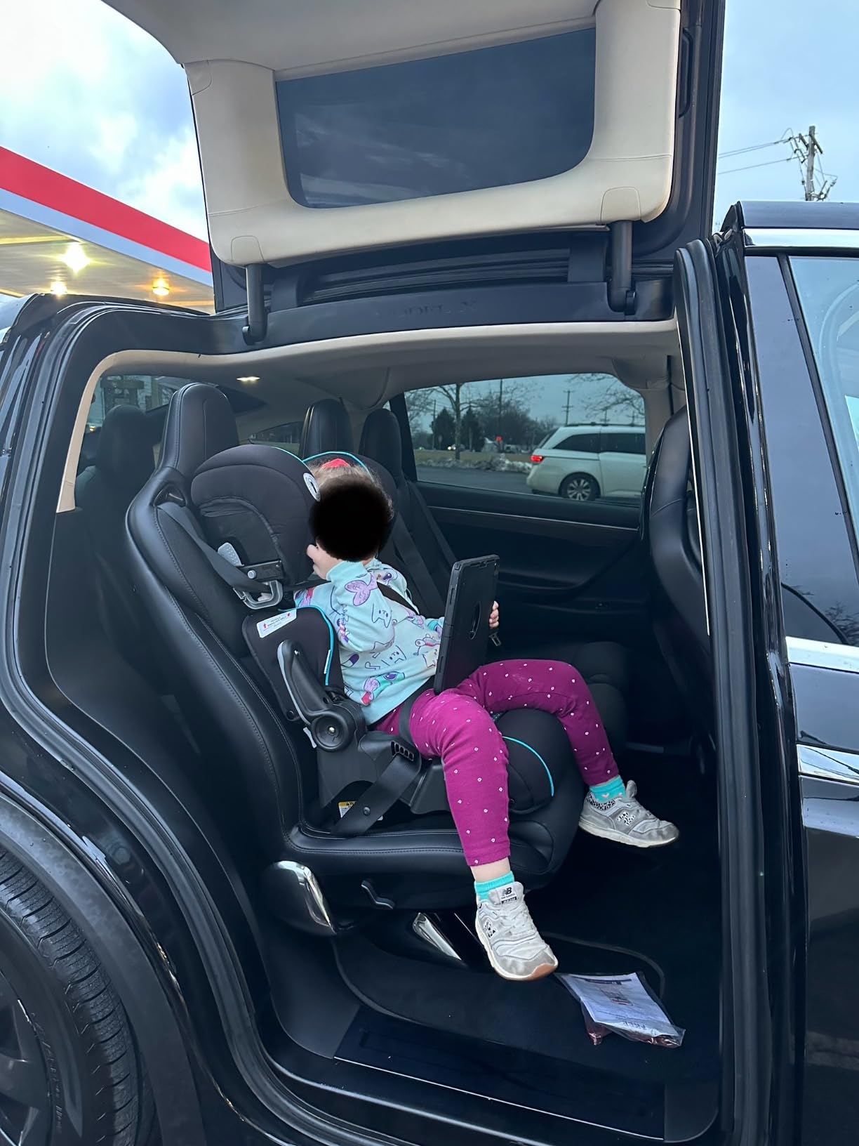 Baby Trend Protect 2-in-1 Folding Belt-Positioning Booster Seat, Midnight Black customer photo 2