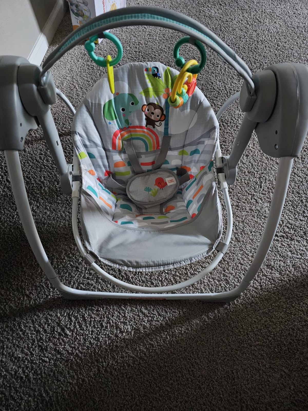 Bright Starts Portable Electric Baby Swing, Newborn to 9 Months customer photo 2