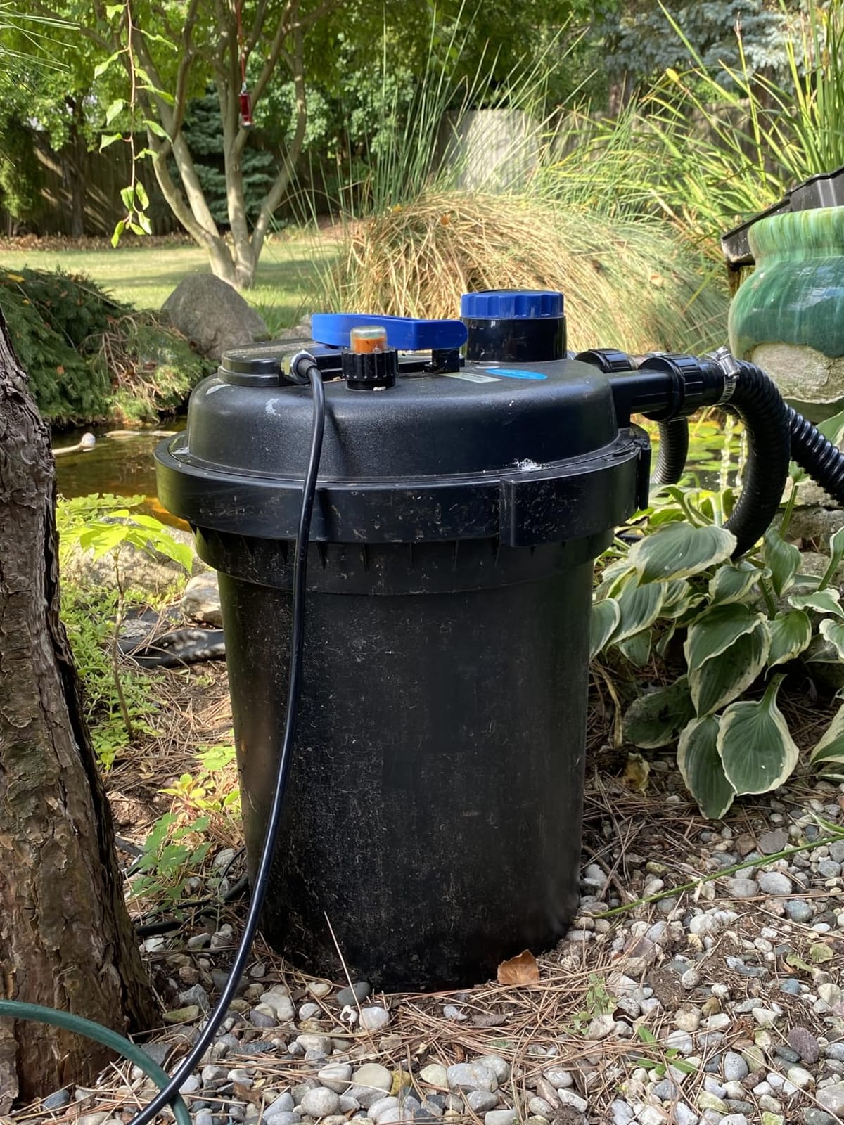 VIVOGROW Bio Pressure Pond Filter, with 13W UV-C Light, 1050 GPH Suitable for Koi Ponds up to 500 Gallons or Landscape Pools up to 1050 Gallons customer photo 2