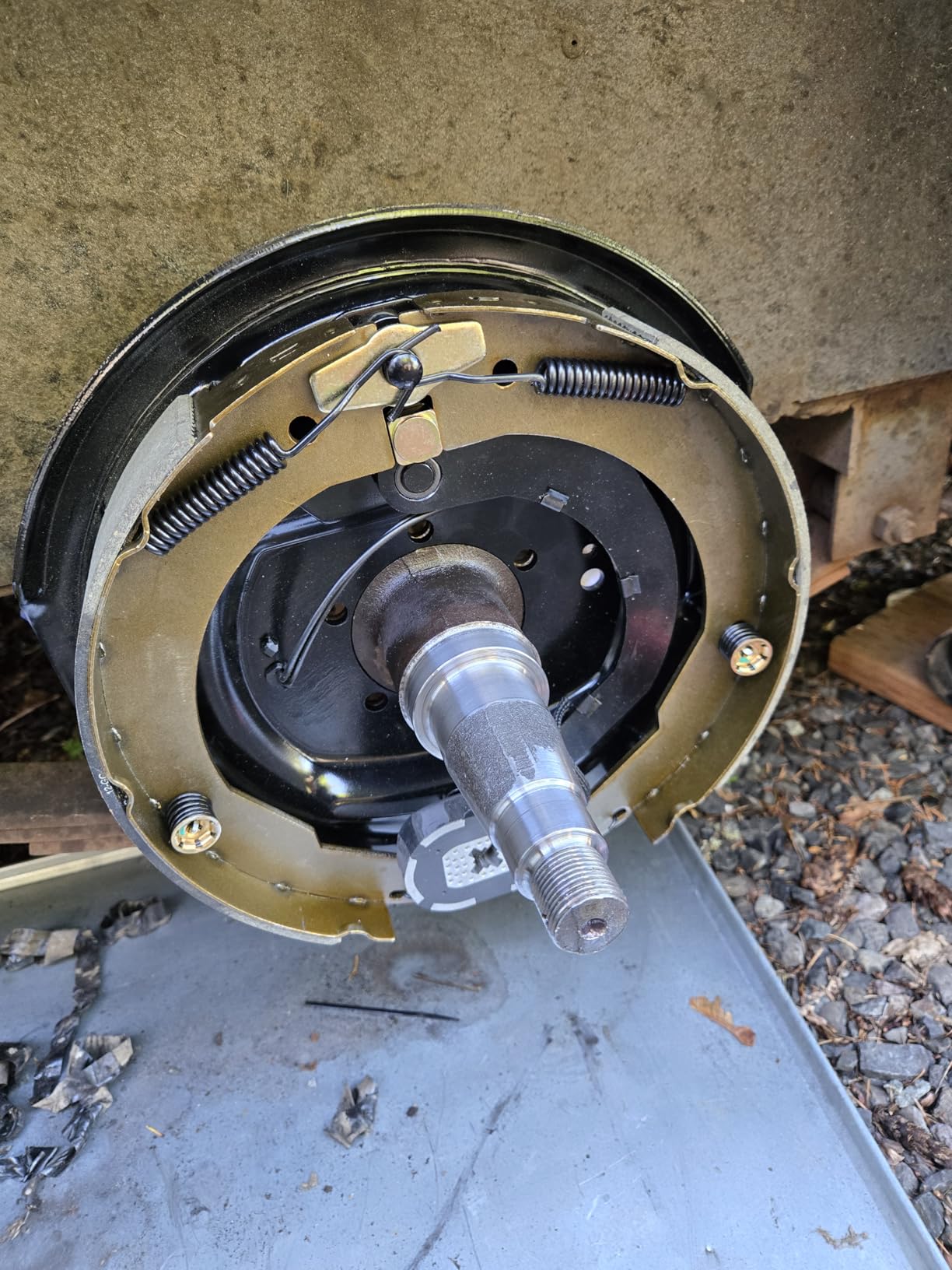 SEHNSUCHT Trailer Electric Brakes, 2 Pair of 4 Hole Mounting Electric Brake Assembly 10