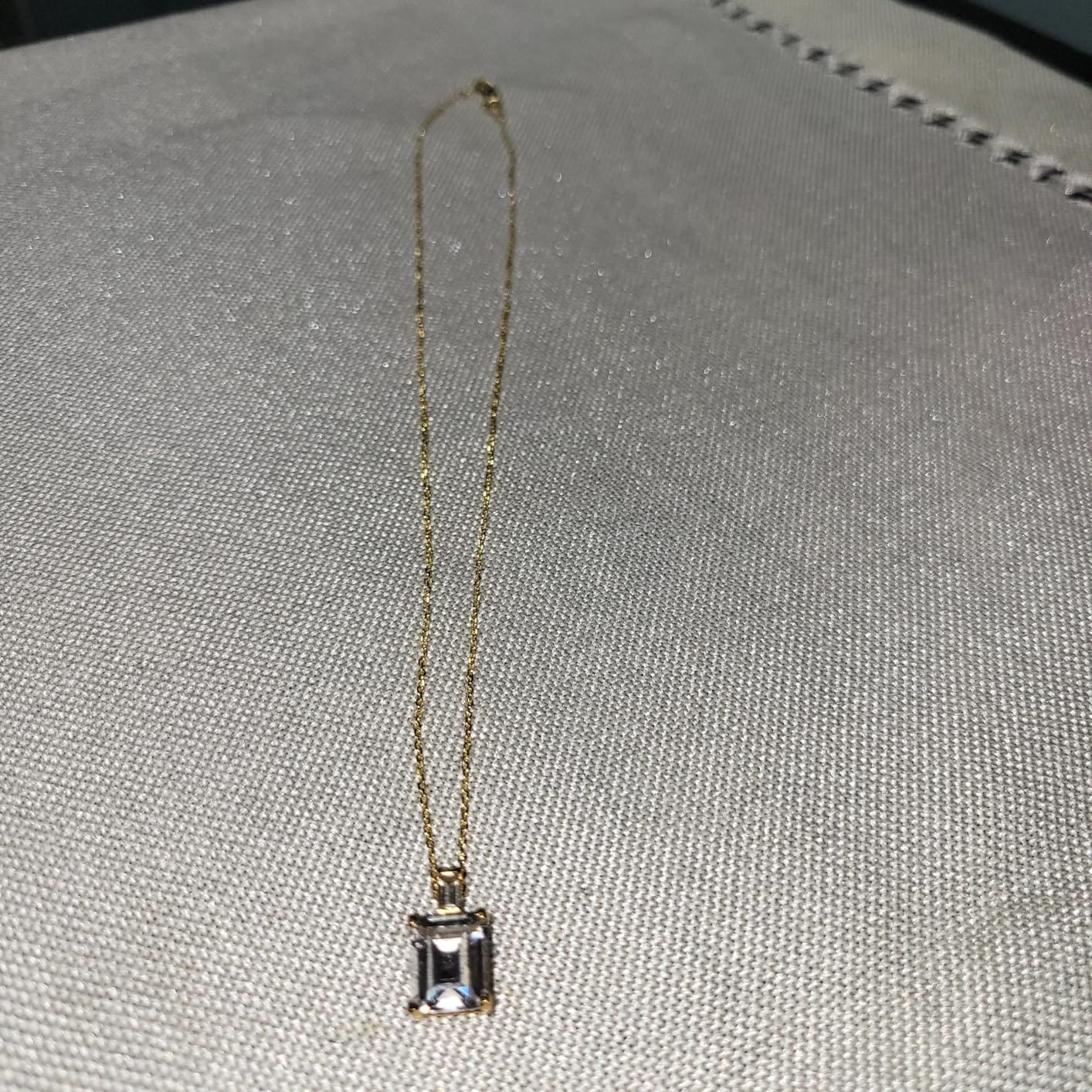 Jewlpire 18k Gold Plated 925 Sterling Silver Chain Necklace for Women, 1.2mm Cable Chain Necklace Thin & Dainty & Sturdy Women's Chain Necklaces 14/16/17/18/20/22/24 Inch customer photo 2